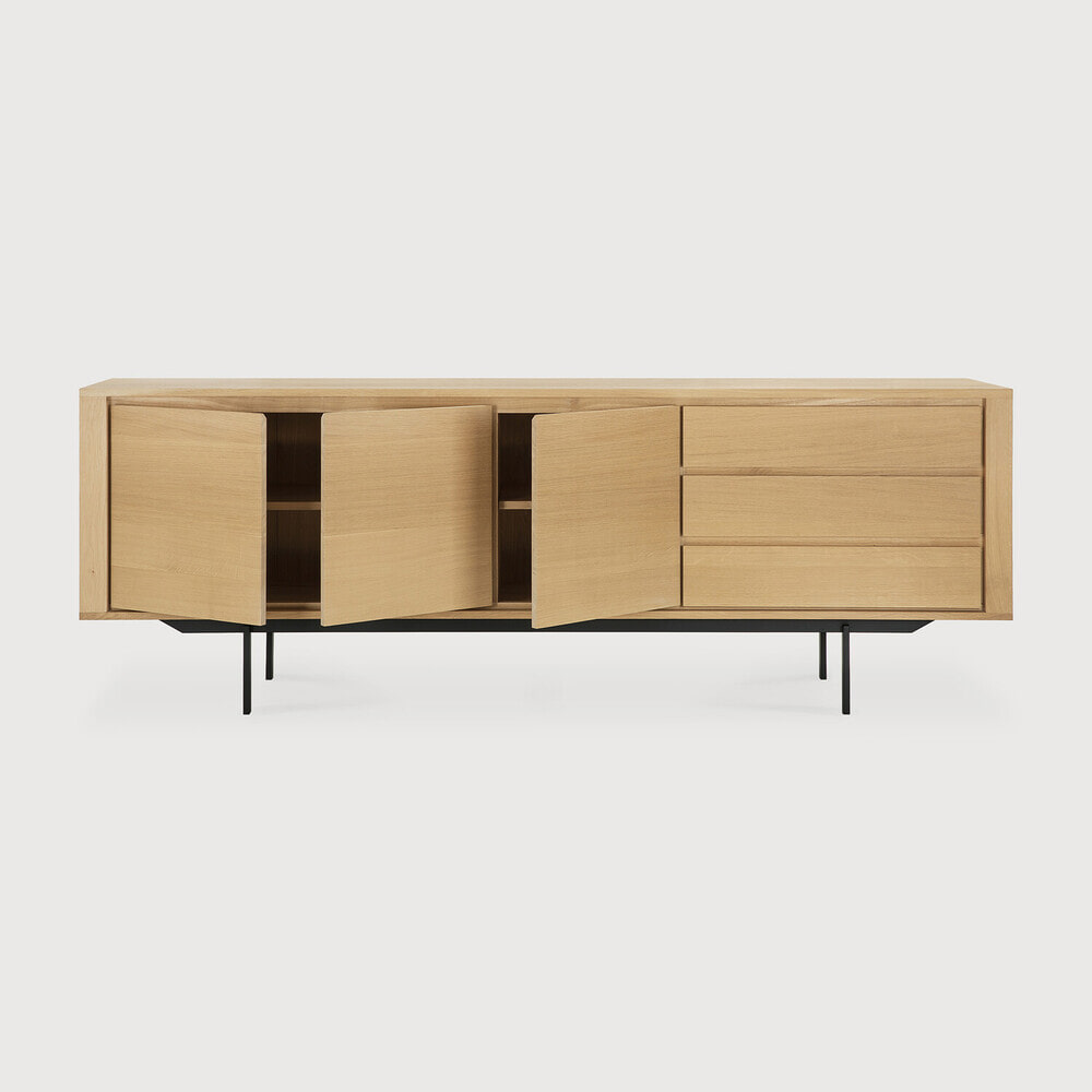 Ethnicraft Dressoir 'Shadow' Geolied Eikenhout, 224cm