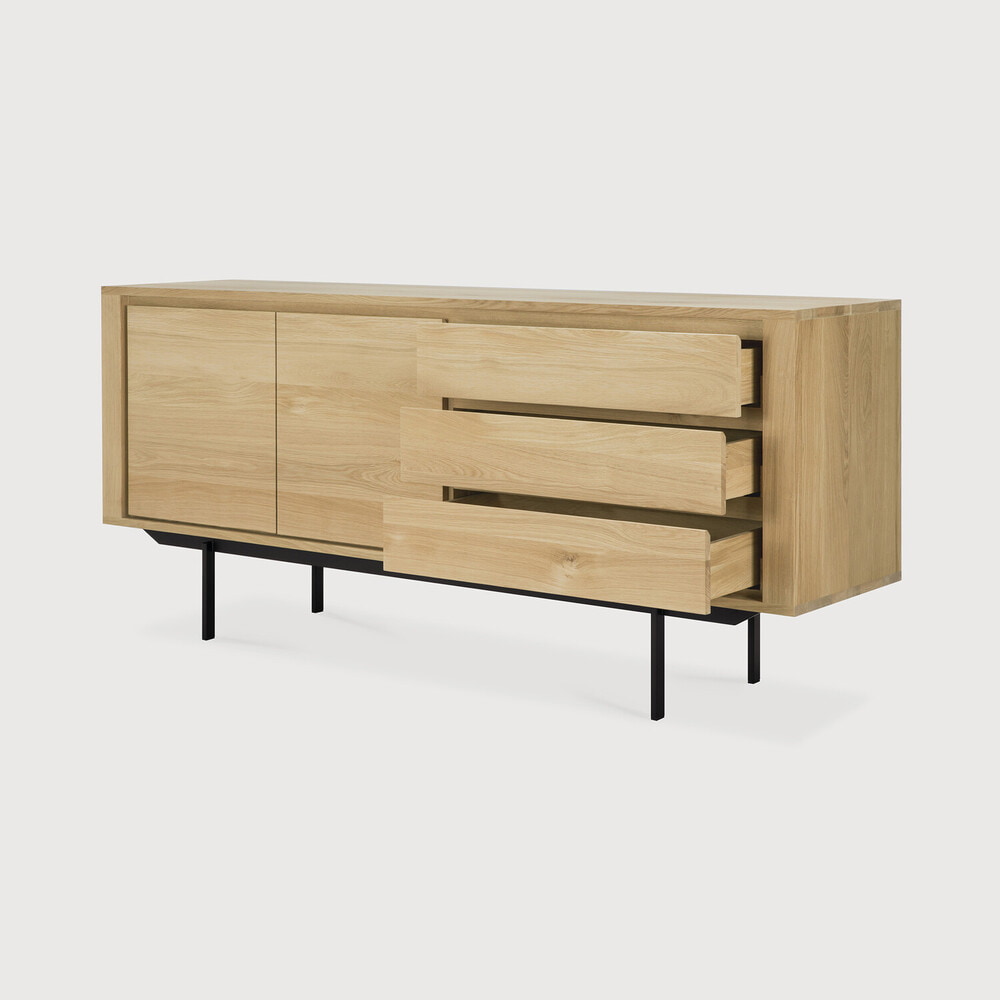 Ethnicraft Dressoir 'Shadow' Geolied Eikenhout, 180cm