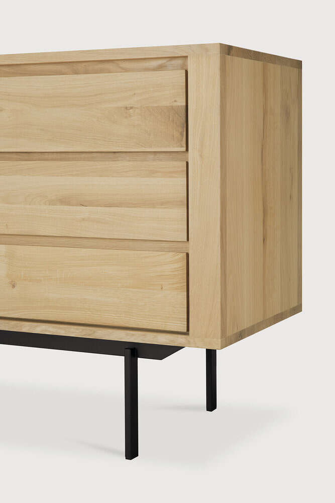 Ethnicraft Dressoir 'Shadow' Geolied Eikenhout, 134cm