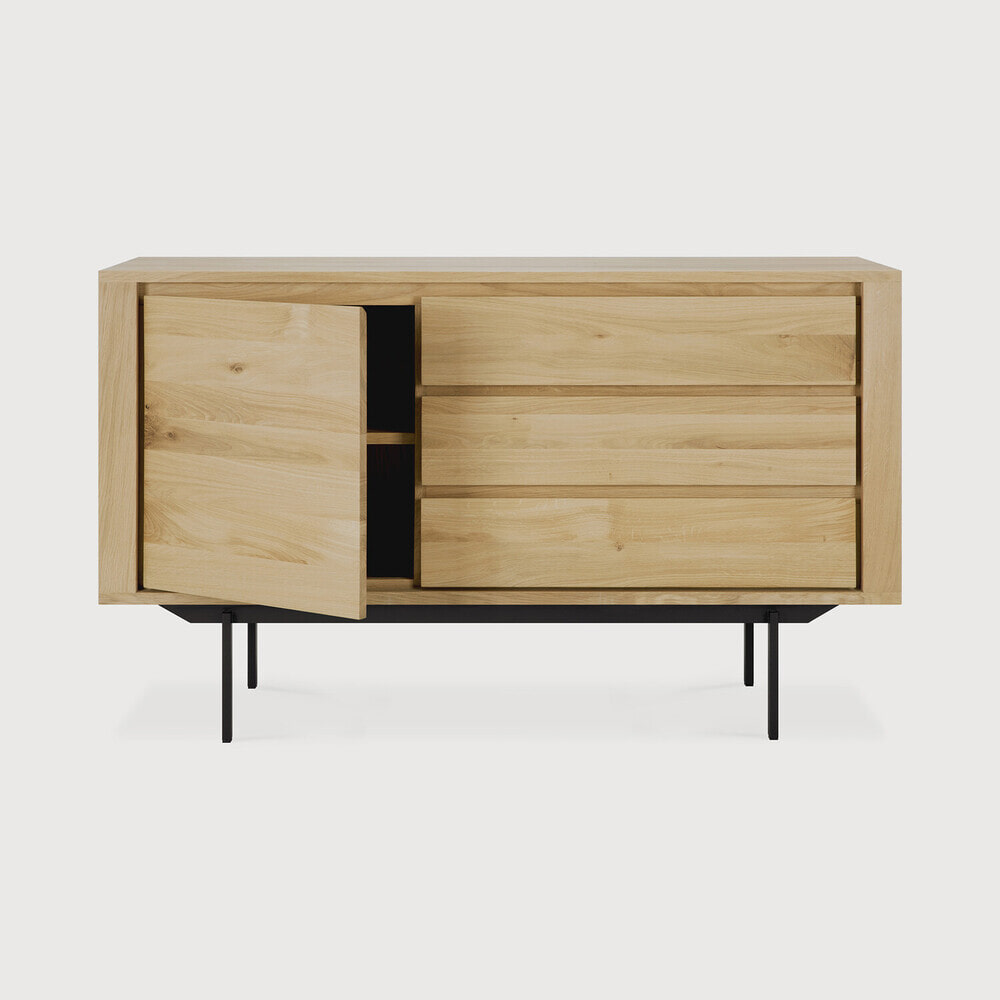 Ethnicraft Dressoir 'Shadow' Geolied Eikenhout, 134cm