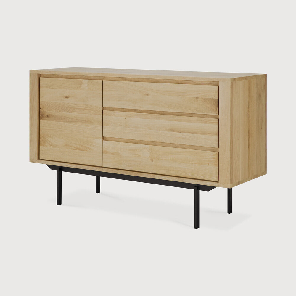 Ethnicraft Dressoir 'Shadow' Geolied Eikenhout, 134cm