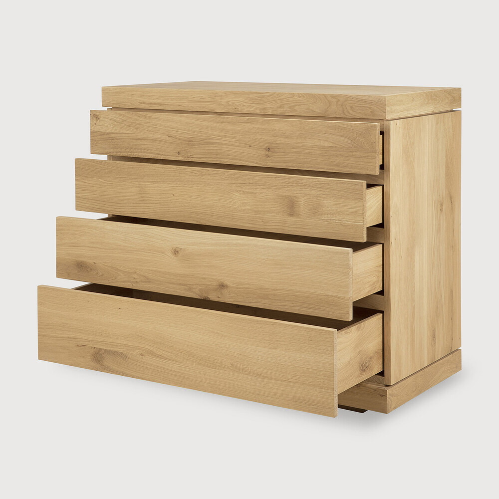 Ethnicraft Ladekast 'Burger' Geolied Eikenhout, 100cm