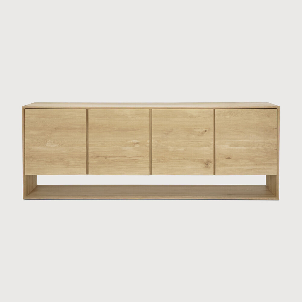 Ethnicraft Dressoir 'Nordic' Geolied Eikenhout, 210cm