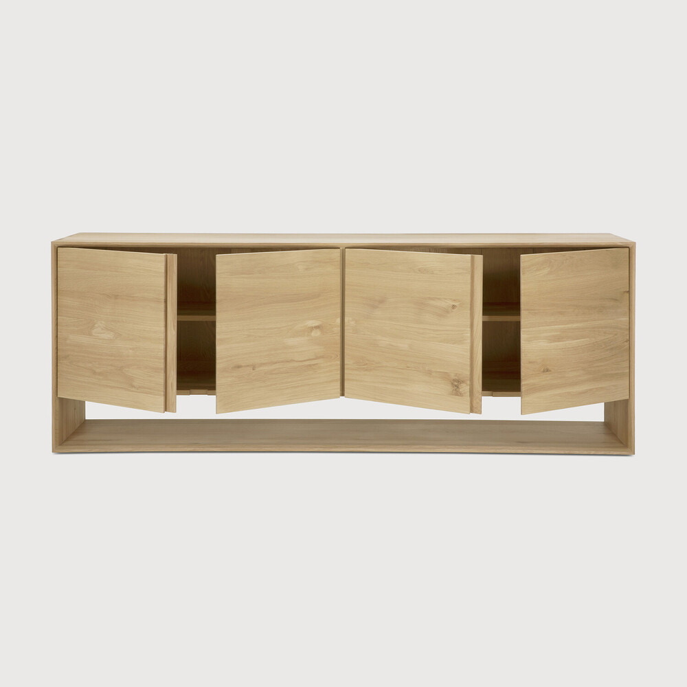 Ethnicraft Dressoir 'Nordic' Geolied Eikenhout, 210cm