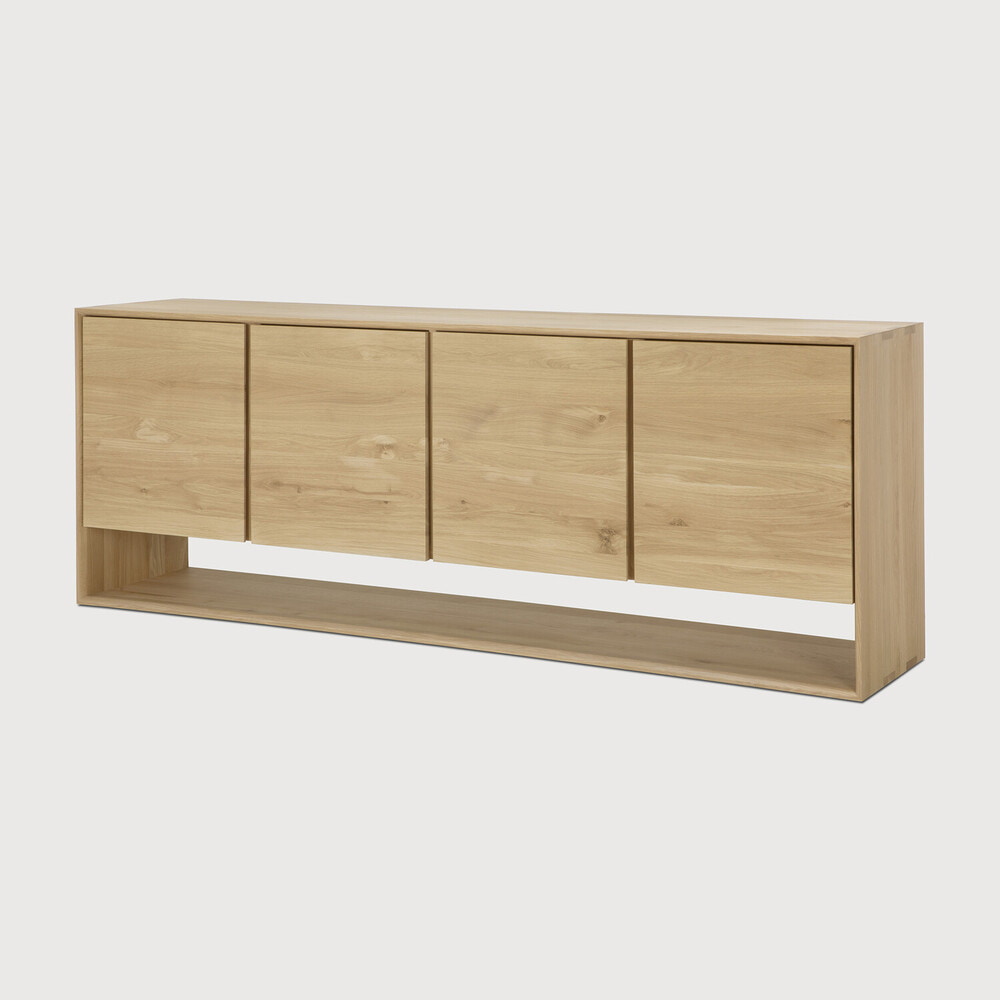Ethnicraft Dressoir 'Nordic' Geolied Eikenhout, 210cm