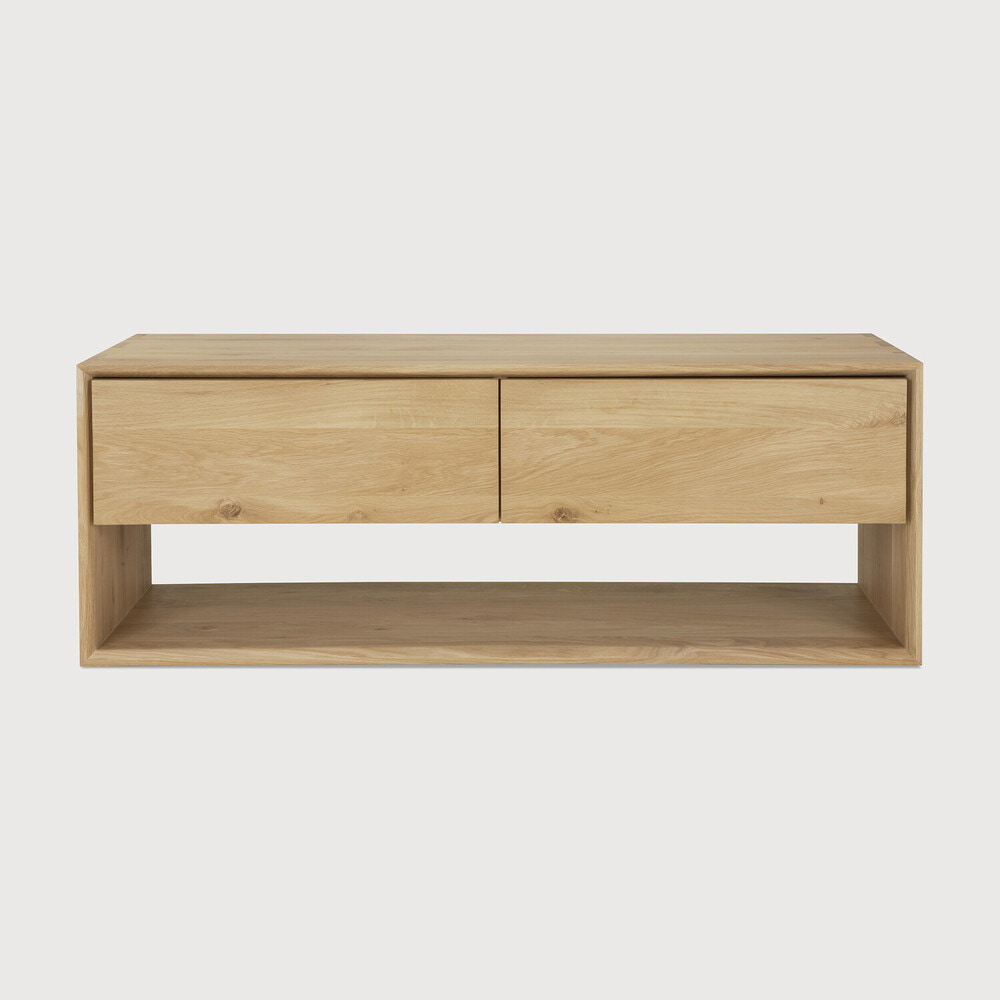 Ethnicraft TV-meubel 'Nordic' Geolied Eikenhout, 120cm
