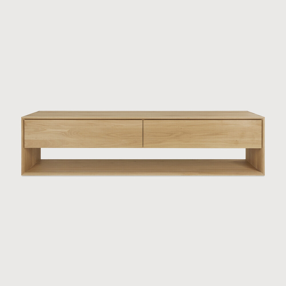 Ethnicraft TV-meubel 'Nordic' Geolied Eikenhout, 180cm