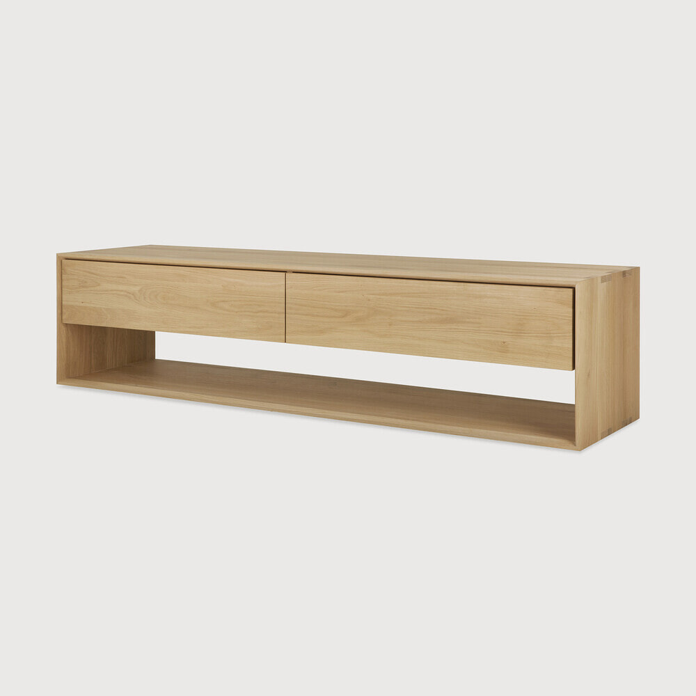 Ethnicraft TV-meubel 'Nordic' Geolied Eikenhout, 180cm