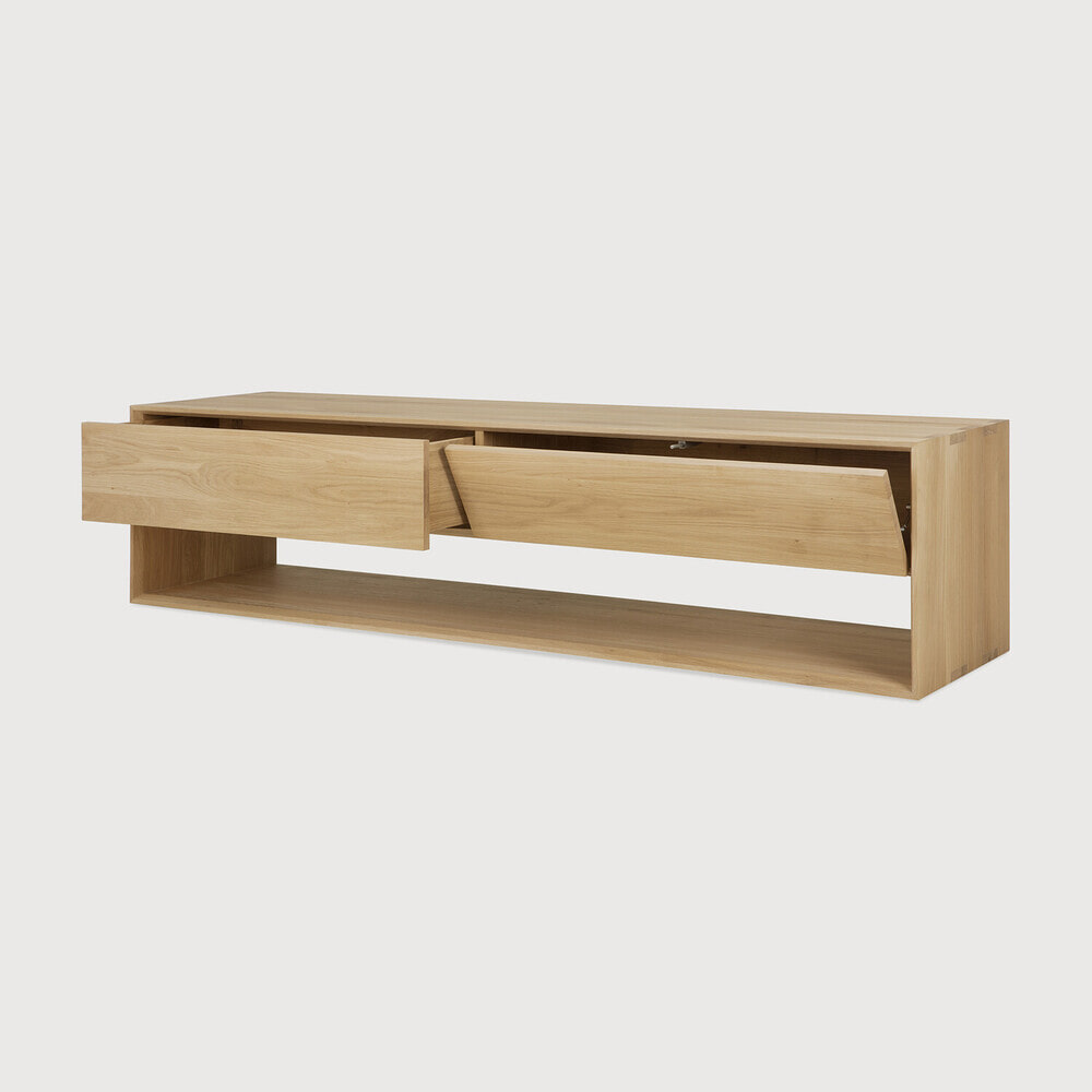 Ethnicraft TV-meubel 'Nordic' Geolied Eikenhout, 180cm