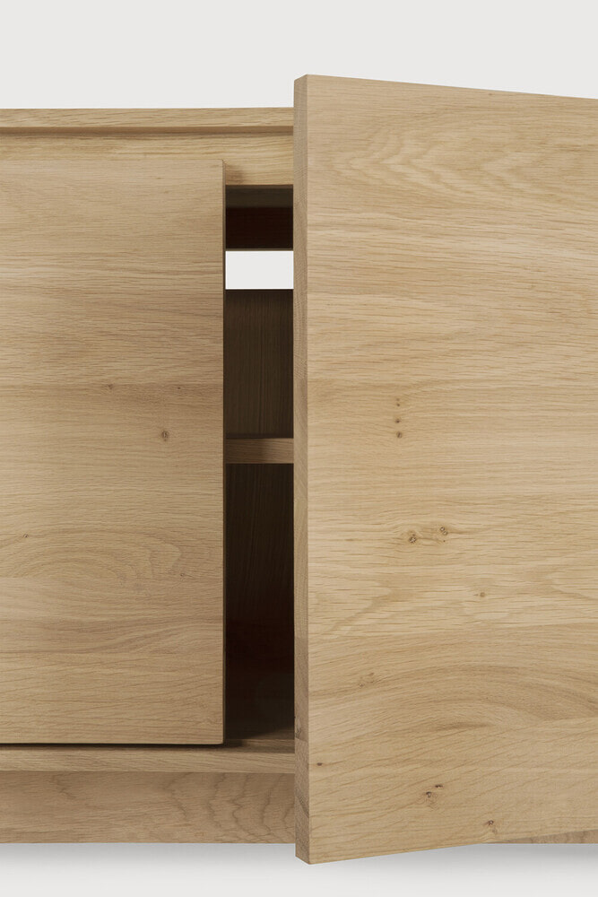 Ethnicraft TV-meubel 'Wave' Geolied Eikenhout, 210cm