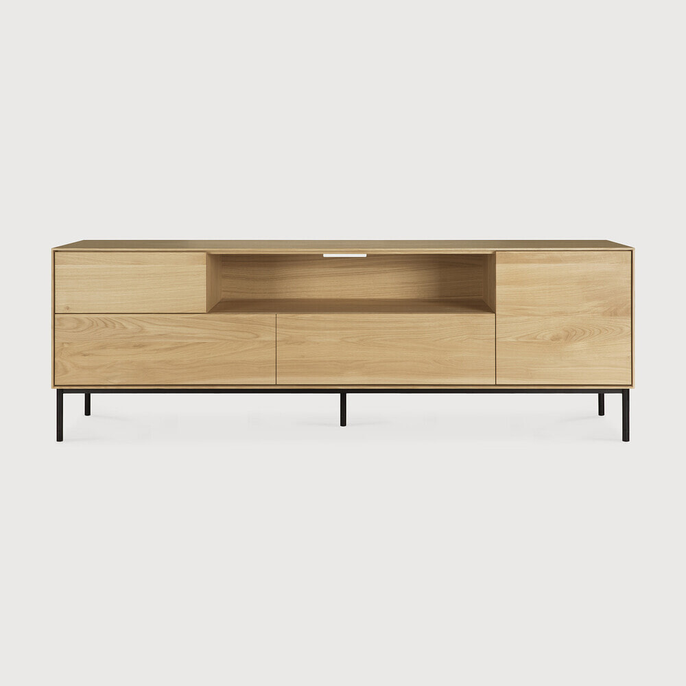 Ethnicraft TV-meubel Whitebird Gevernist Eikenhout, 180cm - Naturel