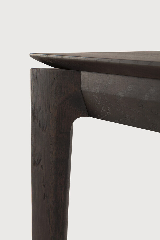 Ethnicraft Eetkamerbank 'Bok' Gevernist Eikenhout, 146cm, kleur Bruin