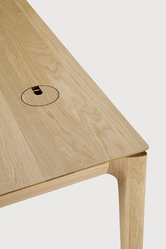Ethnicraft Bureau 'Bok' Gevernist Eikenhout, 160 x 80cm