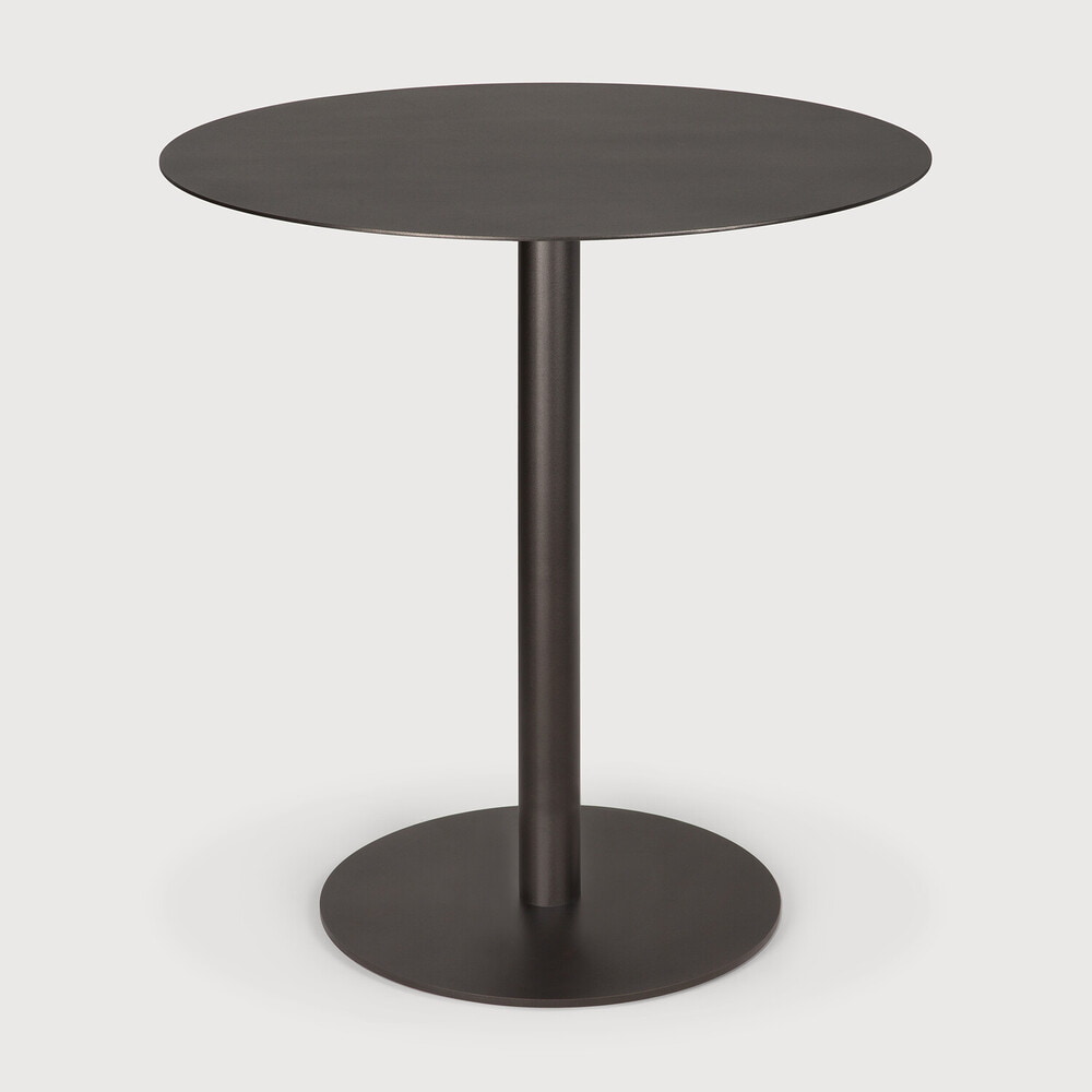 Ethnicraft Outdoor Bistrotafel Blend 70cm - Dark Bronze