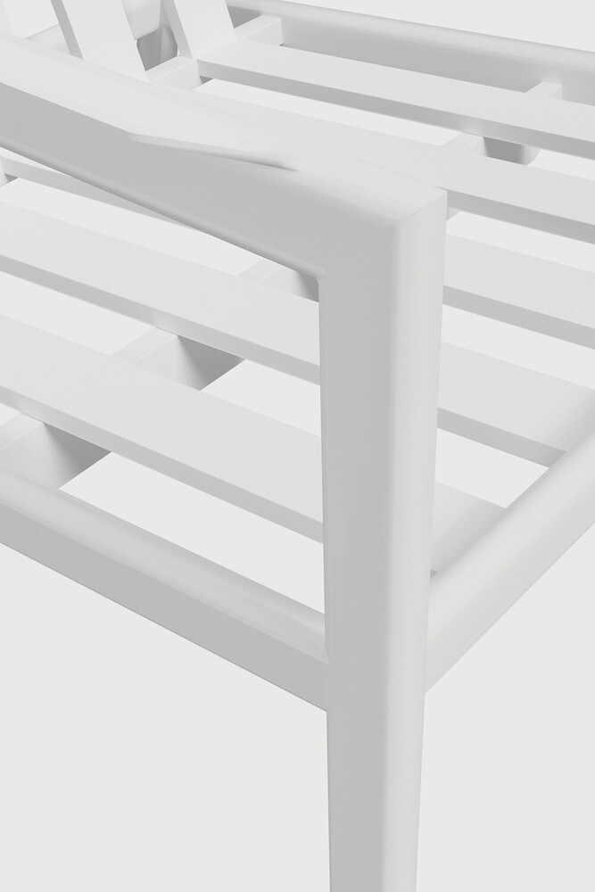 Ethnicraft Outdoor Fauteuil 'Jack' Aluminium, kleur Wit