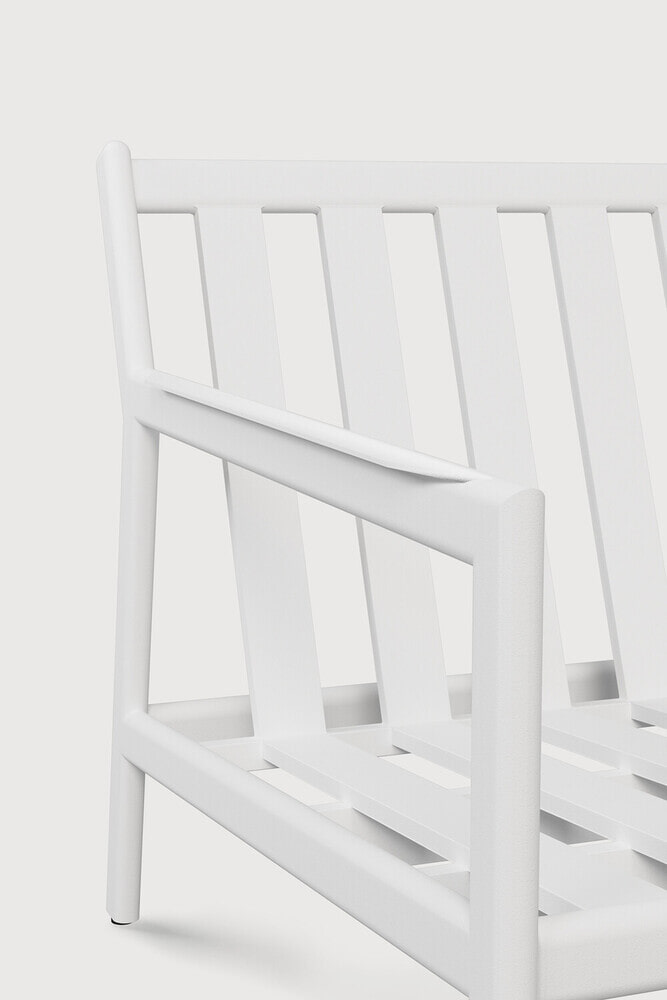 Ethnicraft 2-zits Tuinbank 'Jack' Aluminium, kleur Wit