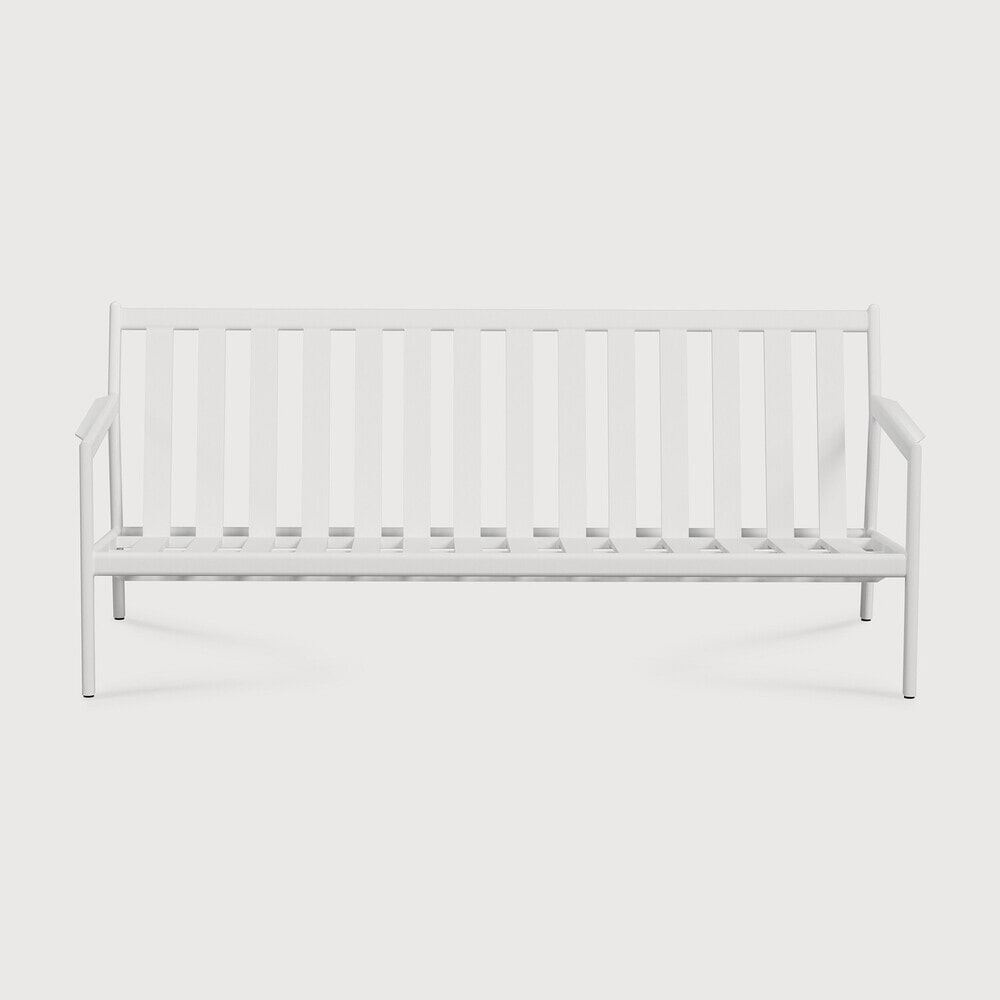 Ethnicraft 2-zits Tuinbank 'Jack' Aluminium, kleur Wit