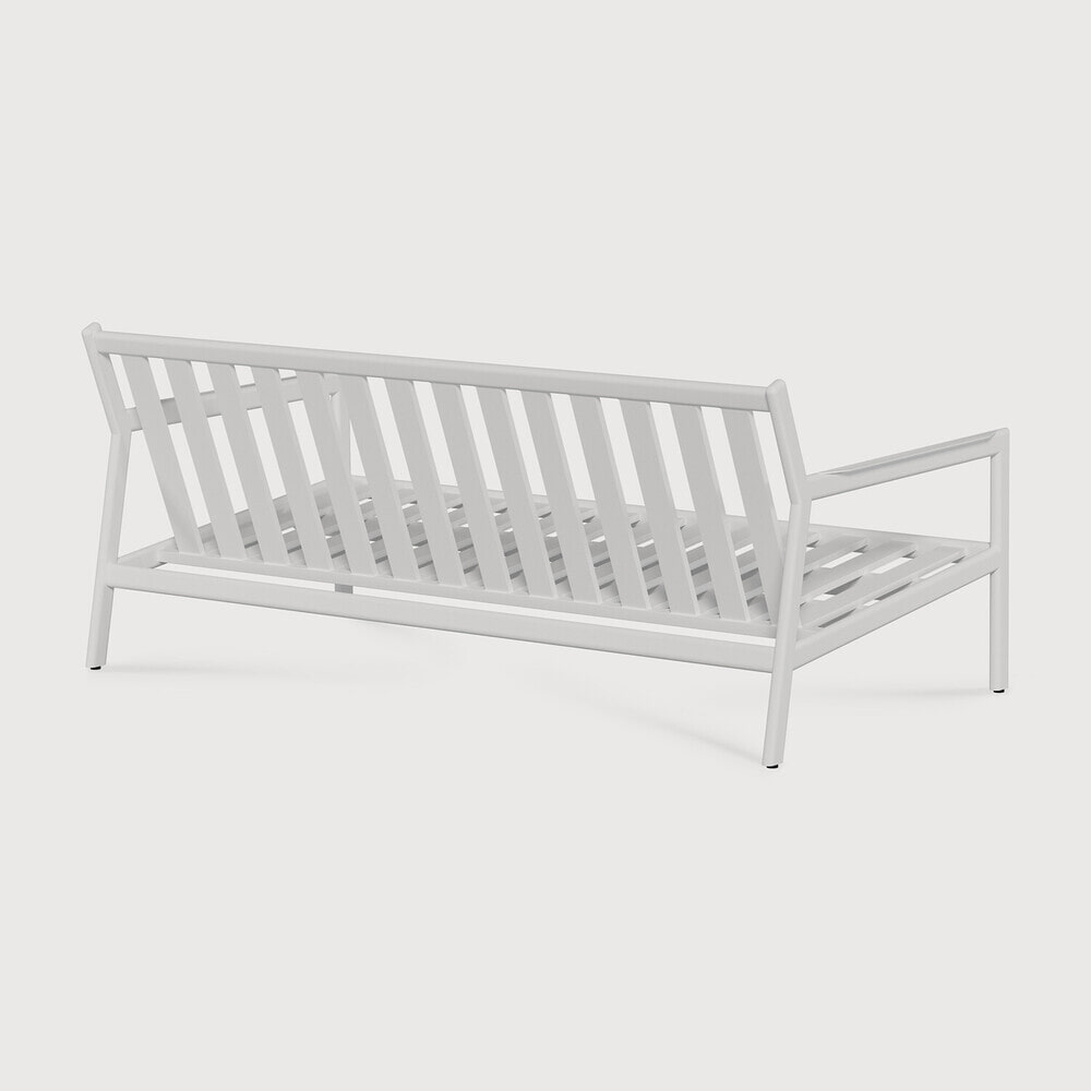 Ethnicraft 2-zits Tuinbank 'Jack' Aluminium, kleur Wit