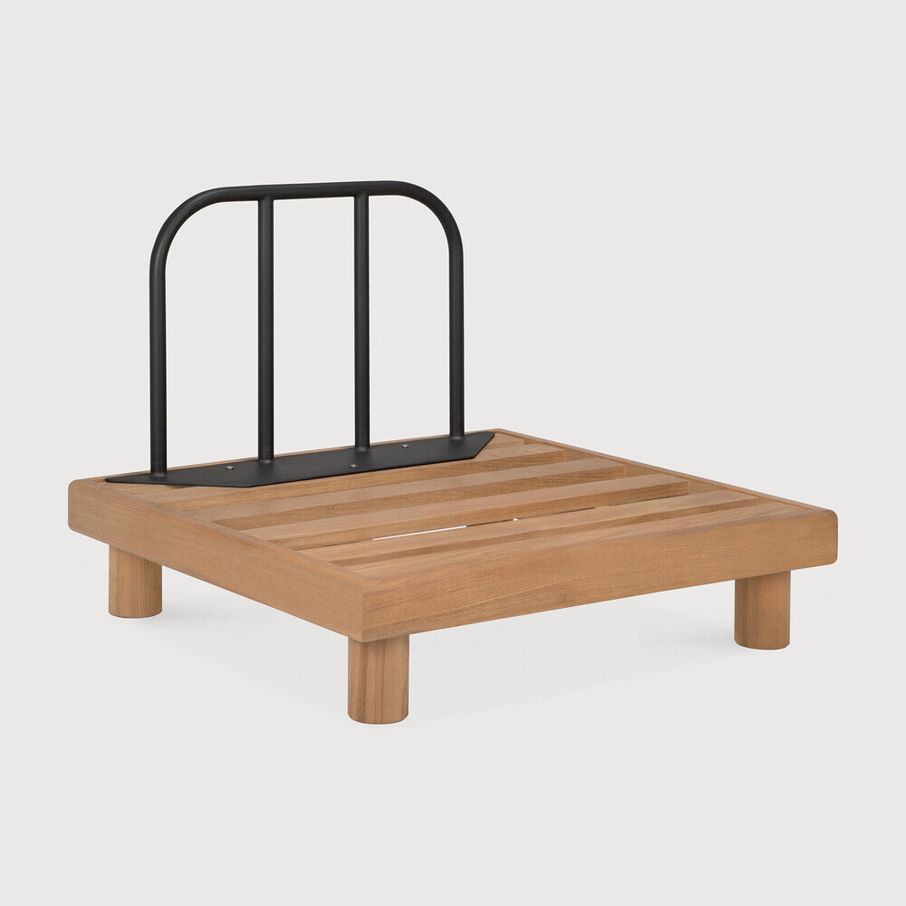 Ethnicraft Modulaire Loungebank 'Monocle' 1-zits, Teakhout