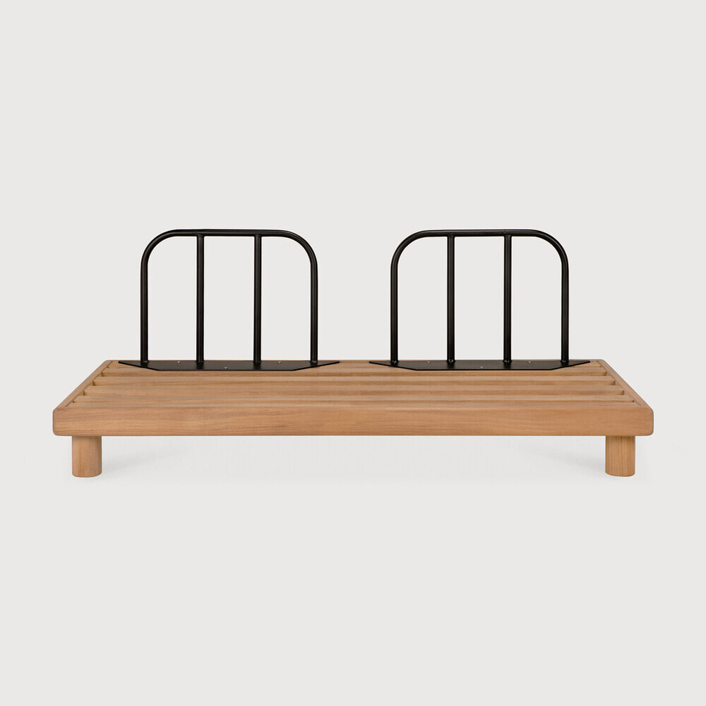 Ethnicraft Modulaire Loungebank 'Monocle' 2-zits, Teakhout