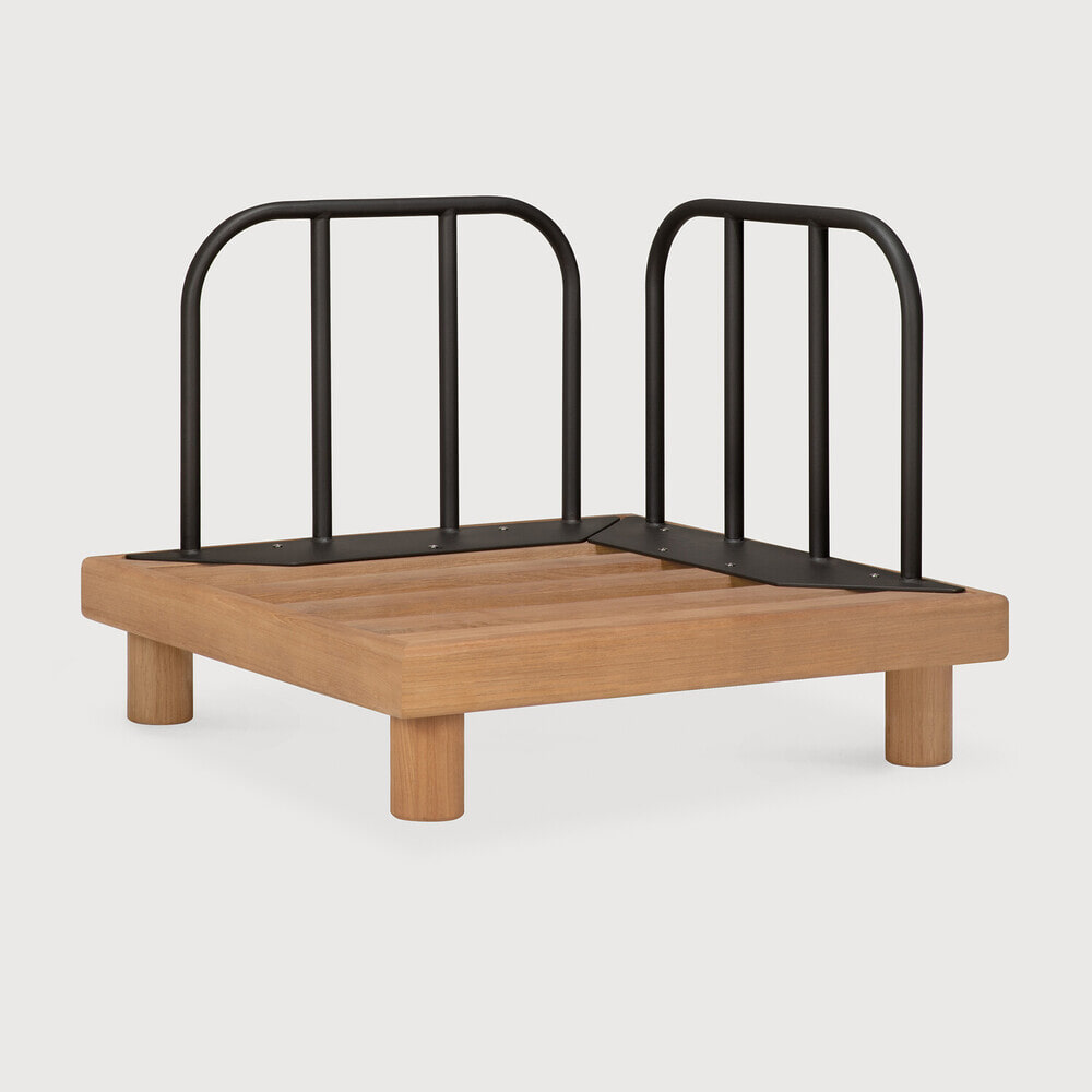 Ethnicraft Modulaire Loungebank 'Monocle' Hoek, Teakhout