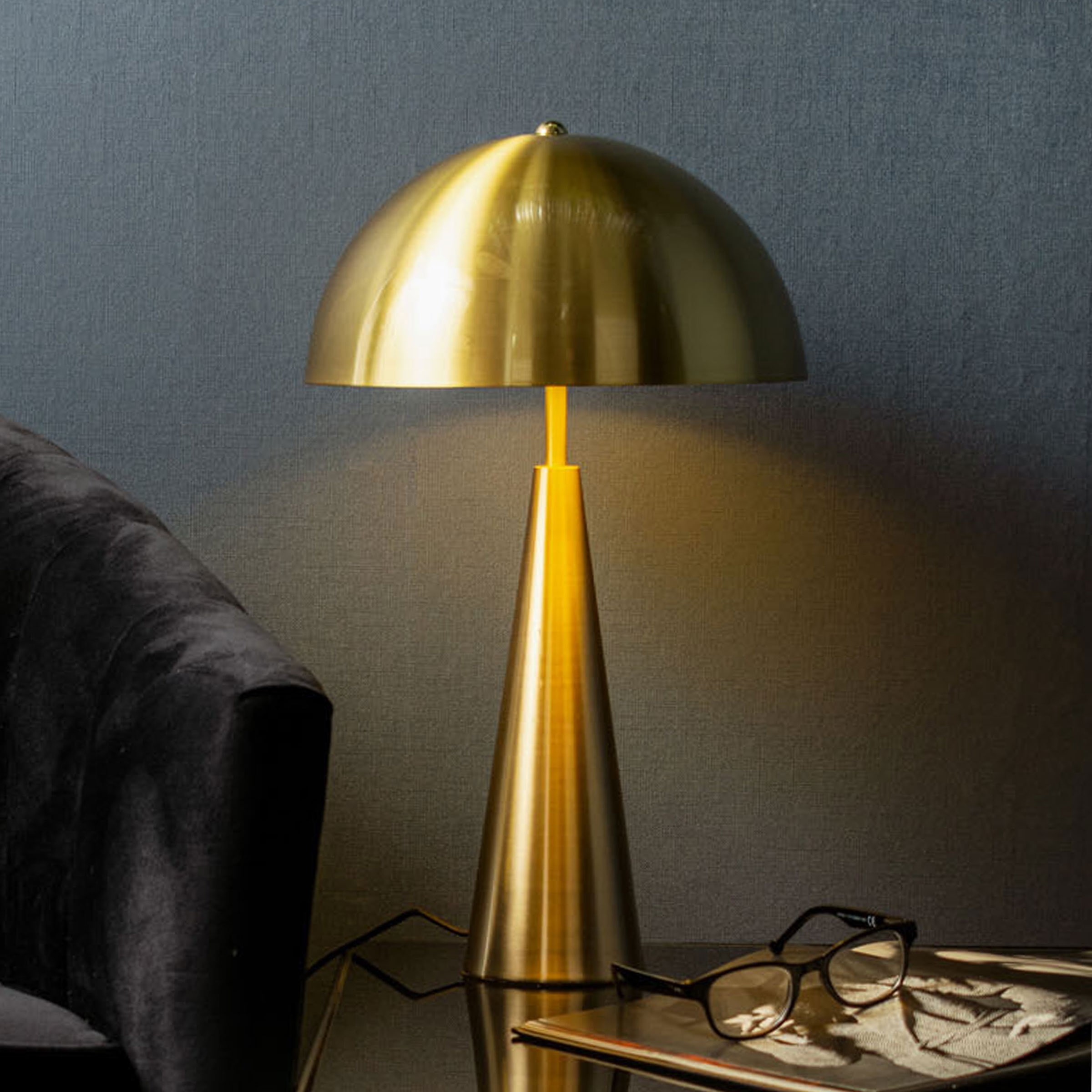 Leitmotiv Tafellamp 'Sublime' 51cm, kleur Goud
