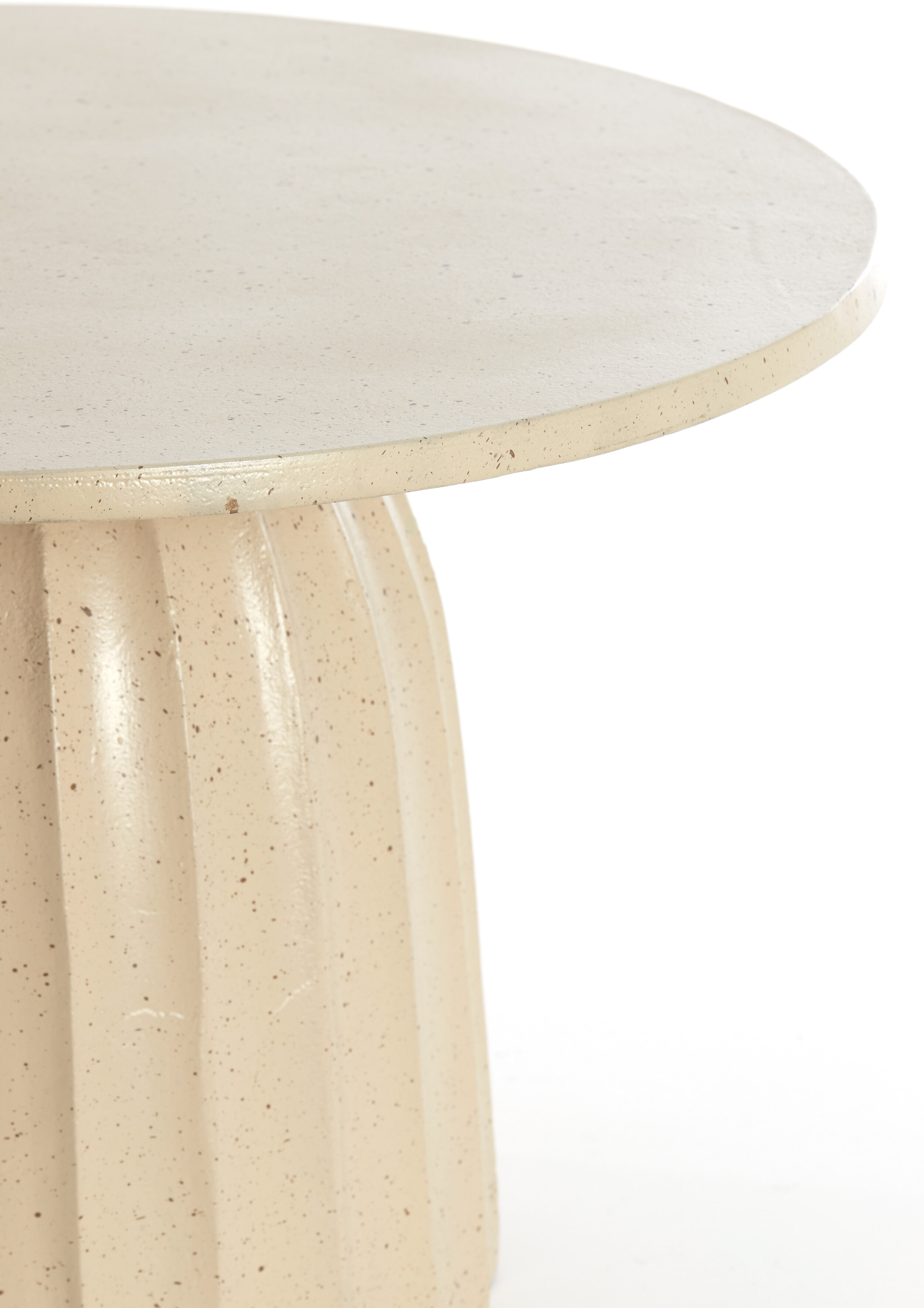 Light & Living Ronde Bijzettafel 'Veglia' 60cm, kleur Zand