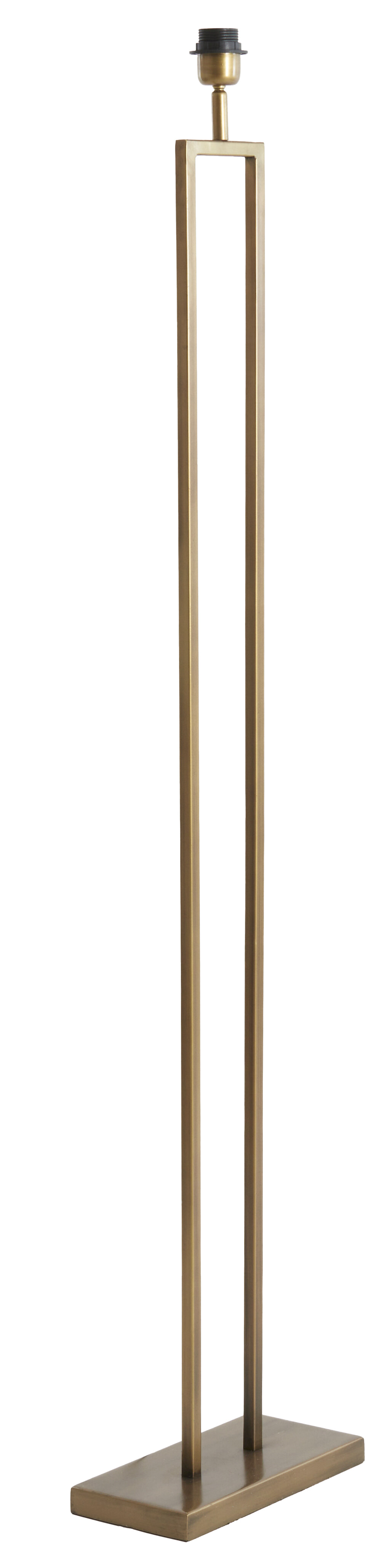 Light & Living Vloerlamp 'Shiva' 141cm, kleur Antiek Brons (excl. kap)