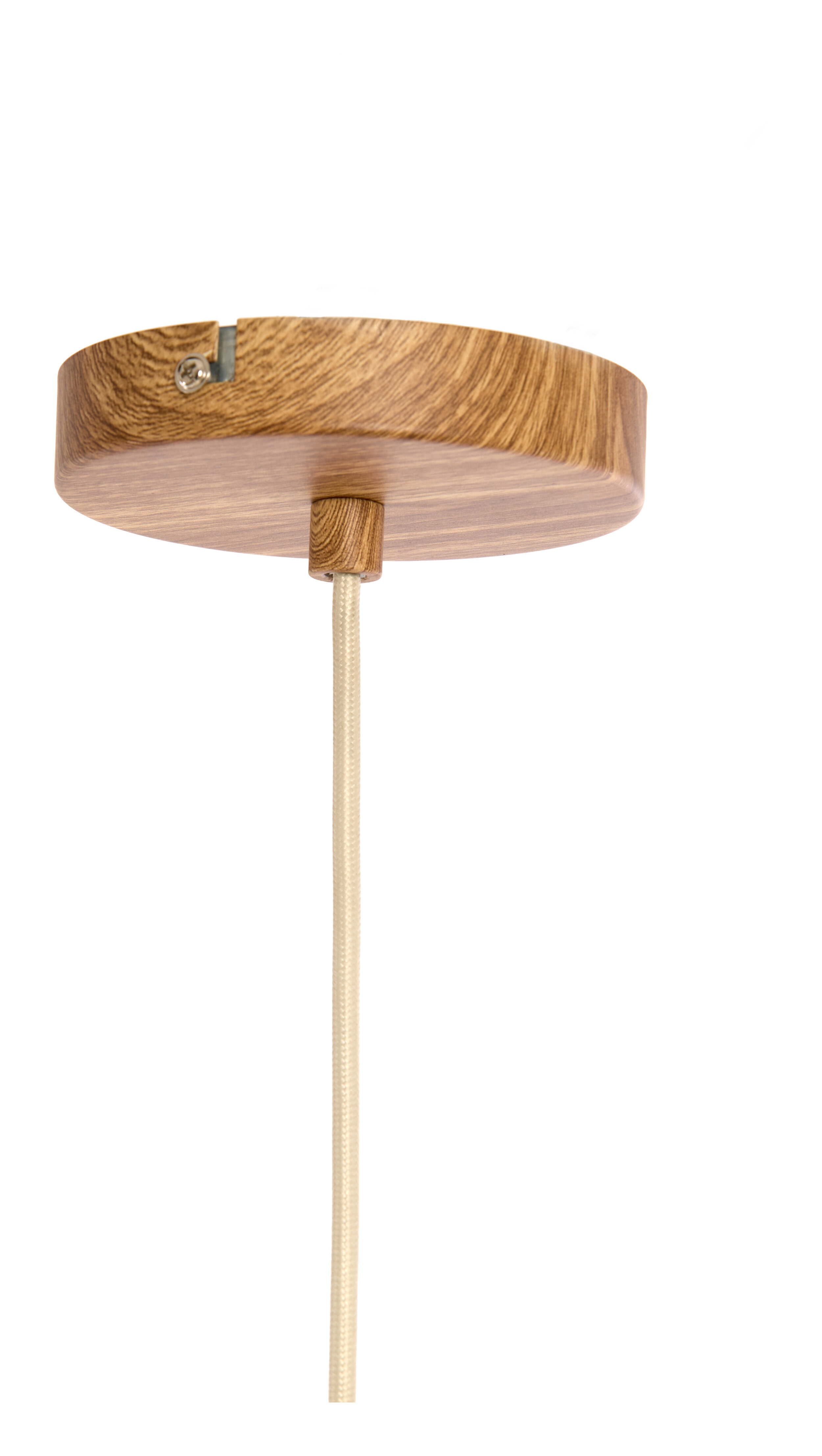 Light & Living Hanglamp 'Dania' Houtlook en touw, 16cm