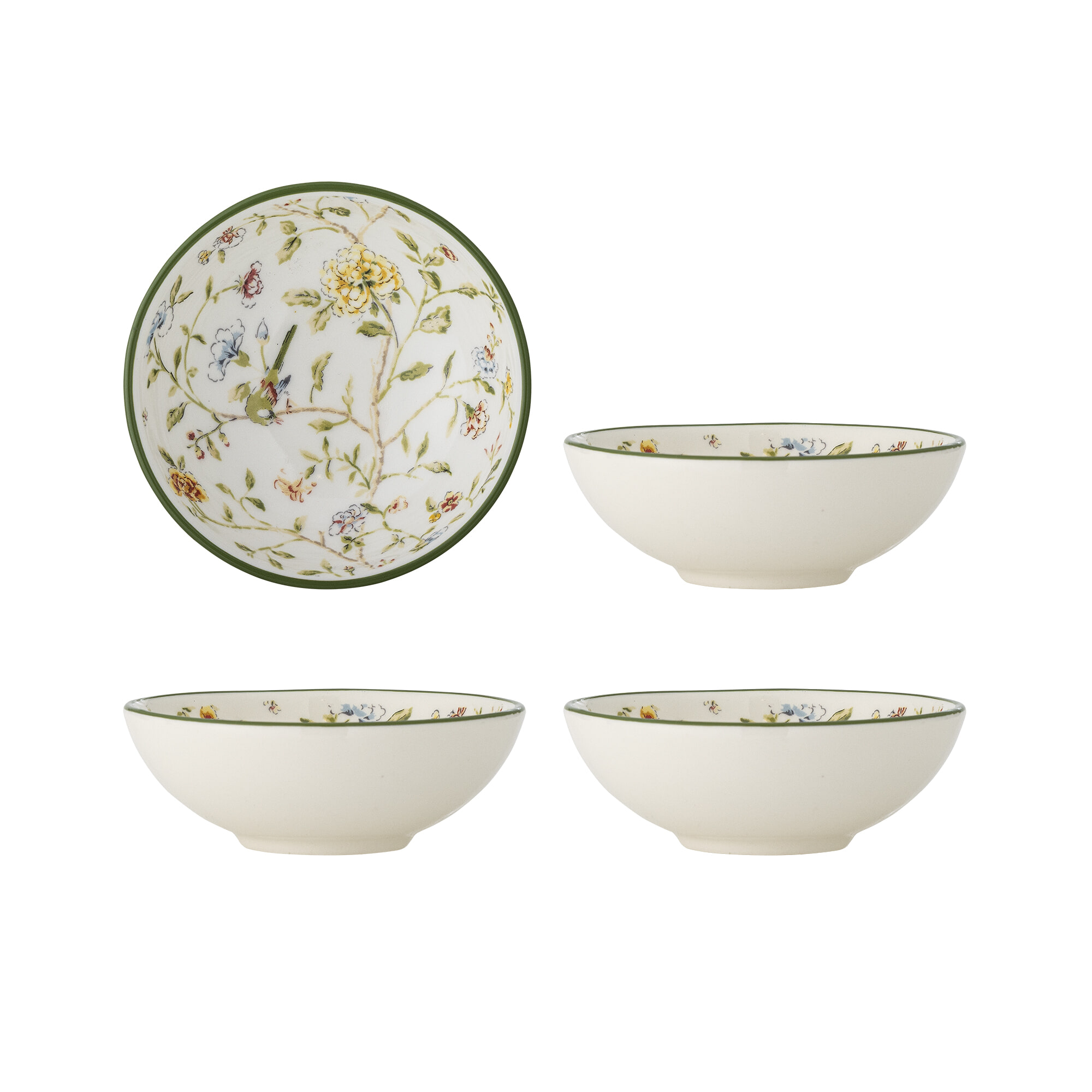 Bloomingville Schaal Bloomie Set van 4 stuks, 12cm - Meerkleurig