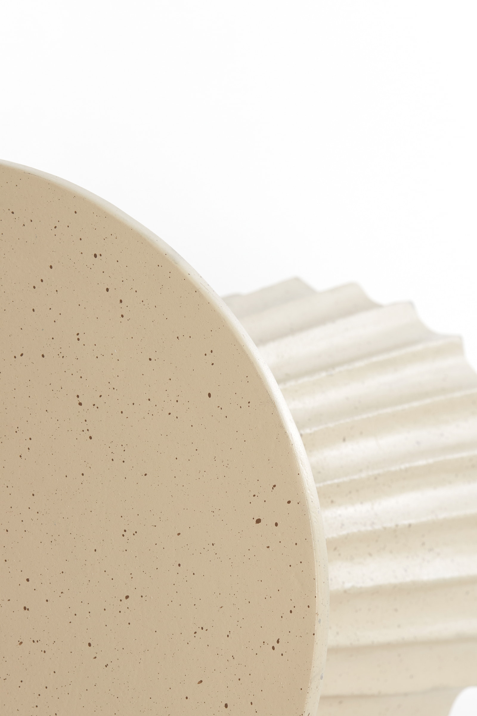 Light & Living Ronde Bijzettafel 'Veglia' 40cm, kleur Zand