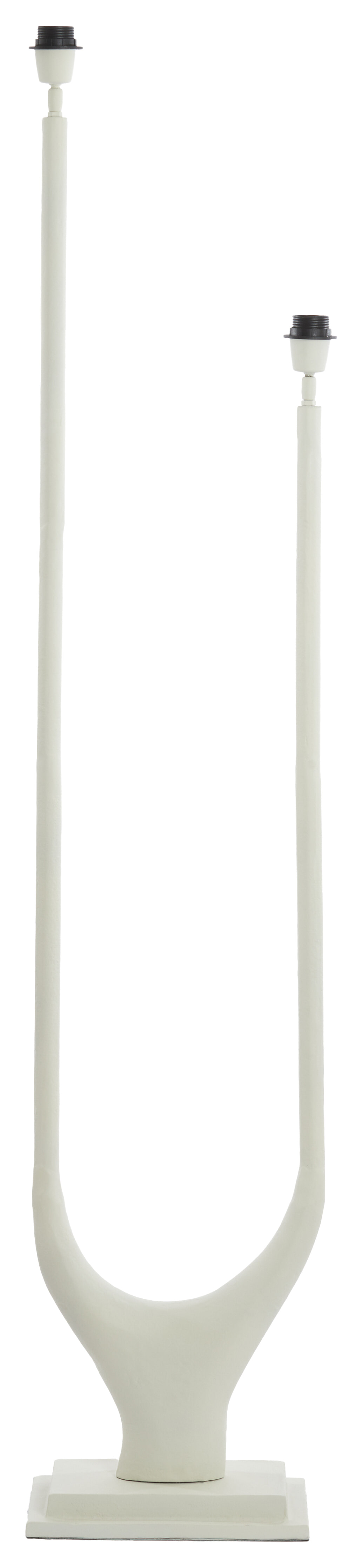 Light & Living Vloerlamp 'Gavi' 2-Lamps, kleur Crème (excl. kap)