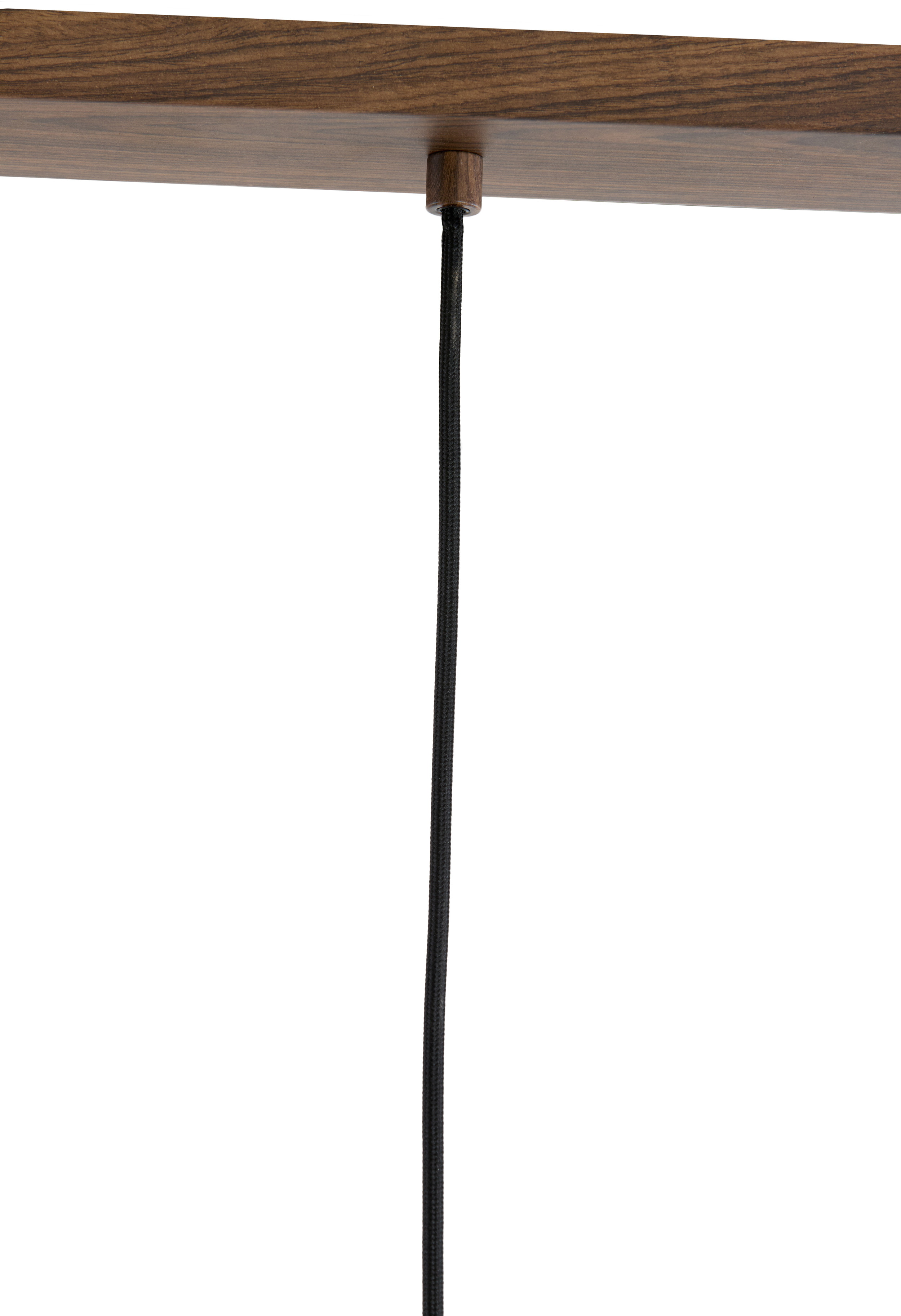 Light & Living Hanglamp 'Dania' Houtlook en touw, 3-lamps, kleur Donkerbruin