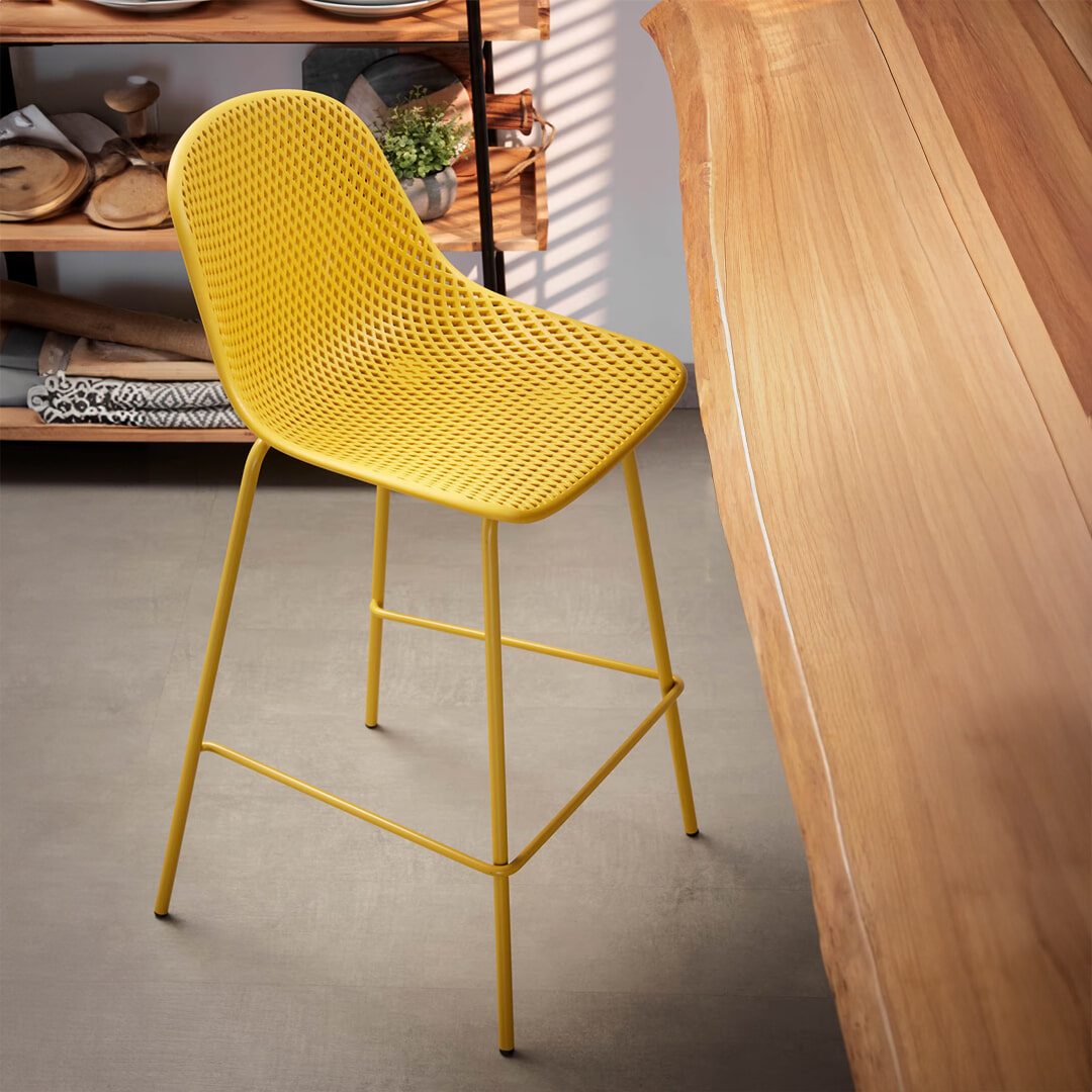 Kave Home Barstoel 'Quinby' (zithoogte 65cm)