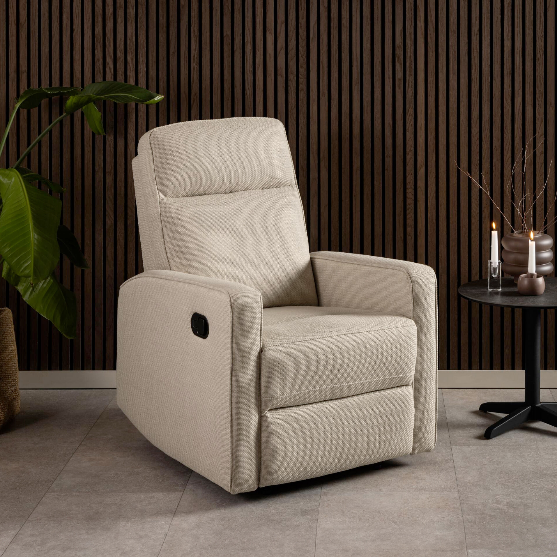 Sohome Relaxfauteuil Luisalberto - Verstelbaar - Beige