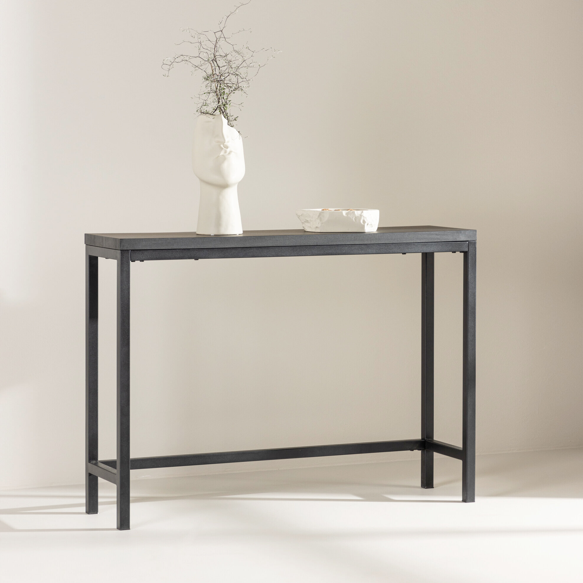 Nohr Sidetable 'Ram' 110cm, kleur Zwart