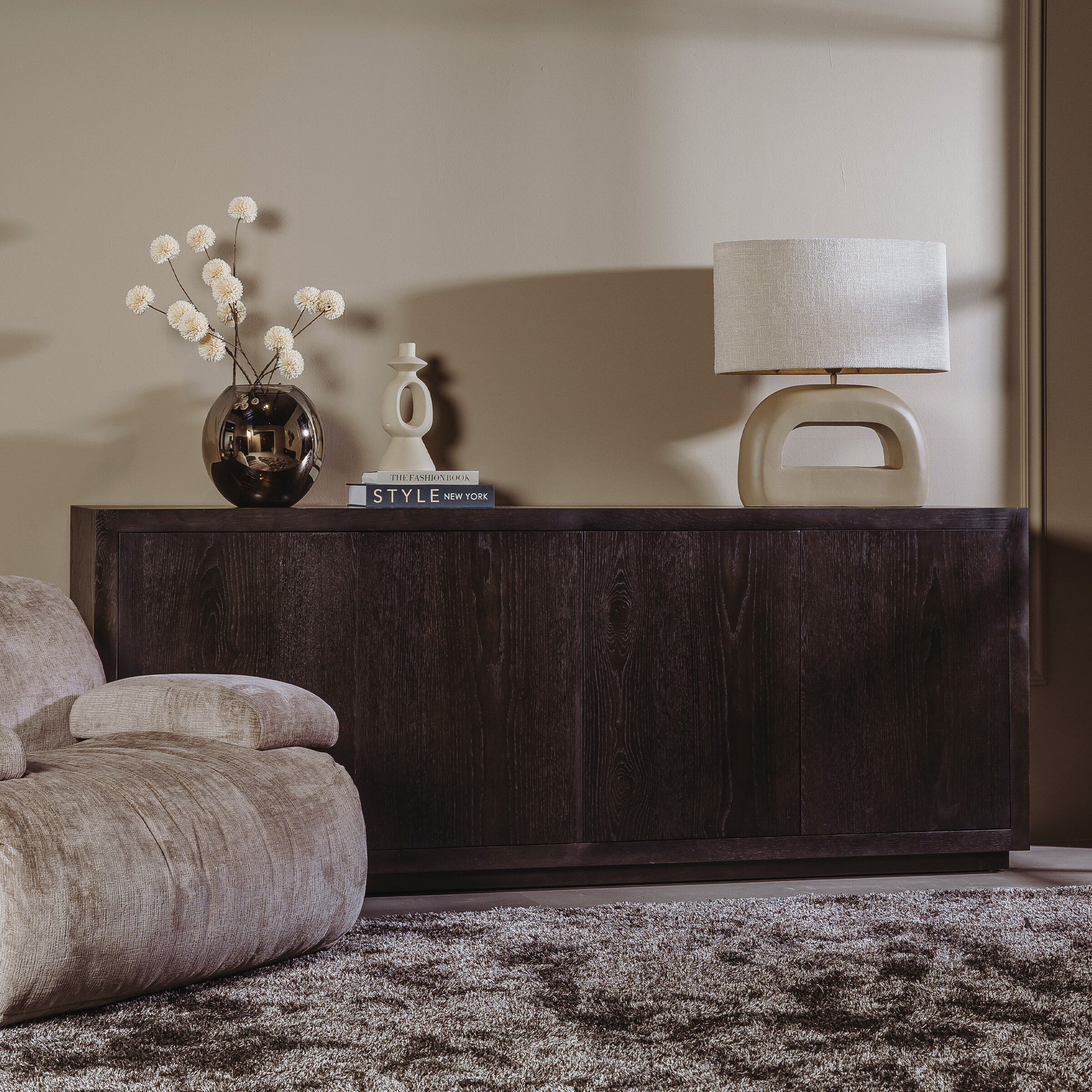 Tower Living Dressoir 'Mincio' Eiken, 220cm