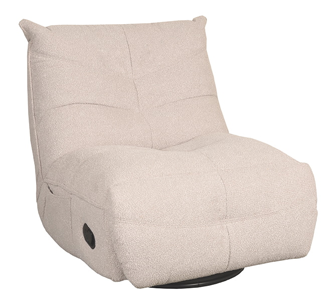 LABEL51 Relaxfauteuil 'Take It Easy' Bouclé, kleur Naturel