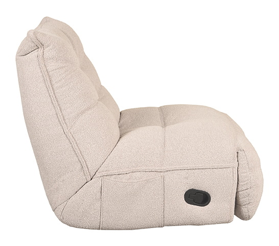 LABEL51 Relaxfauteuil 'Take It Easy' Bouclé, kleur Naturel