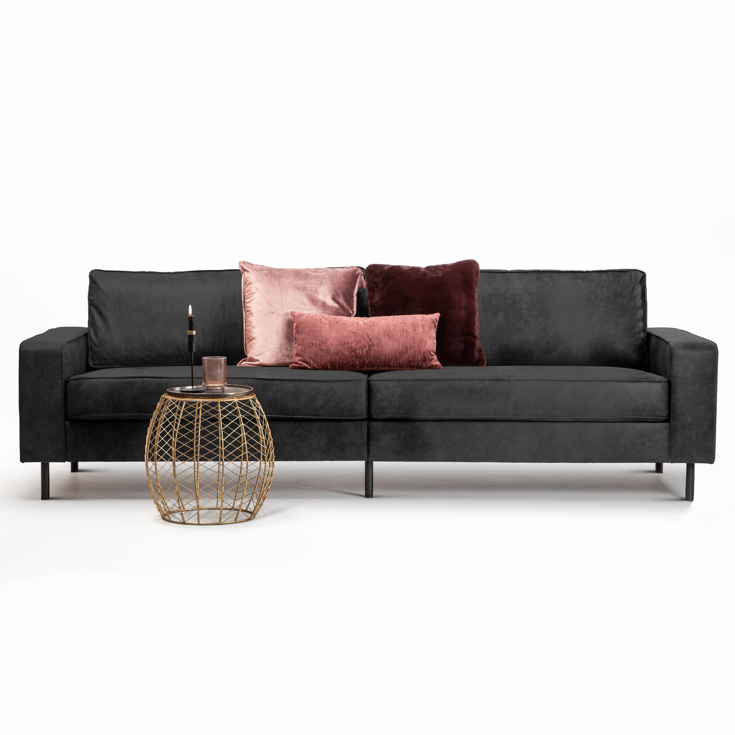 Sohome 3,5-zits Bank 'Maya' Kleur Antraciet Sohome 3,5-zits Bank 'Maya' Kleur Antraciet