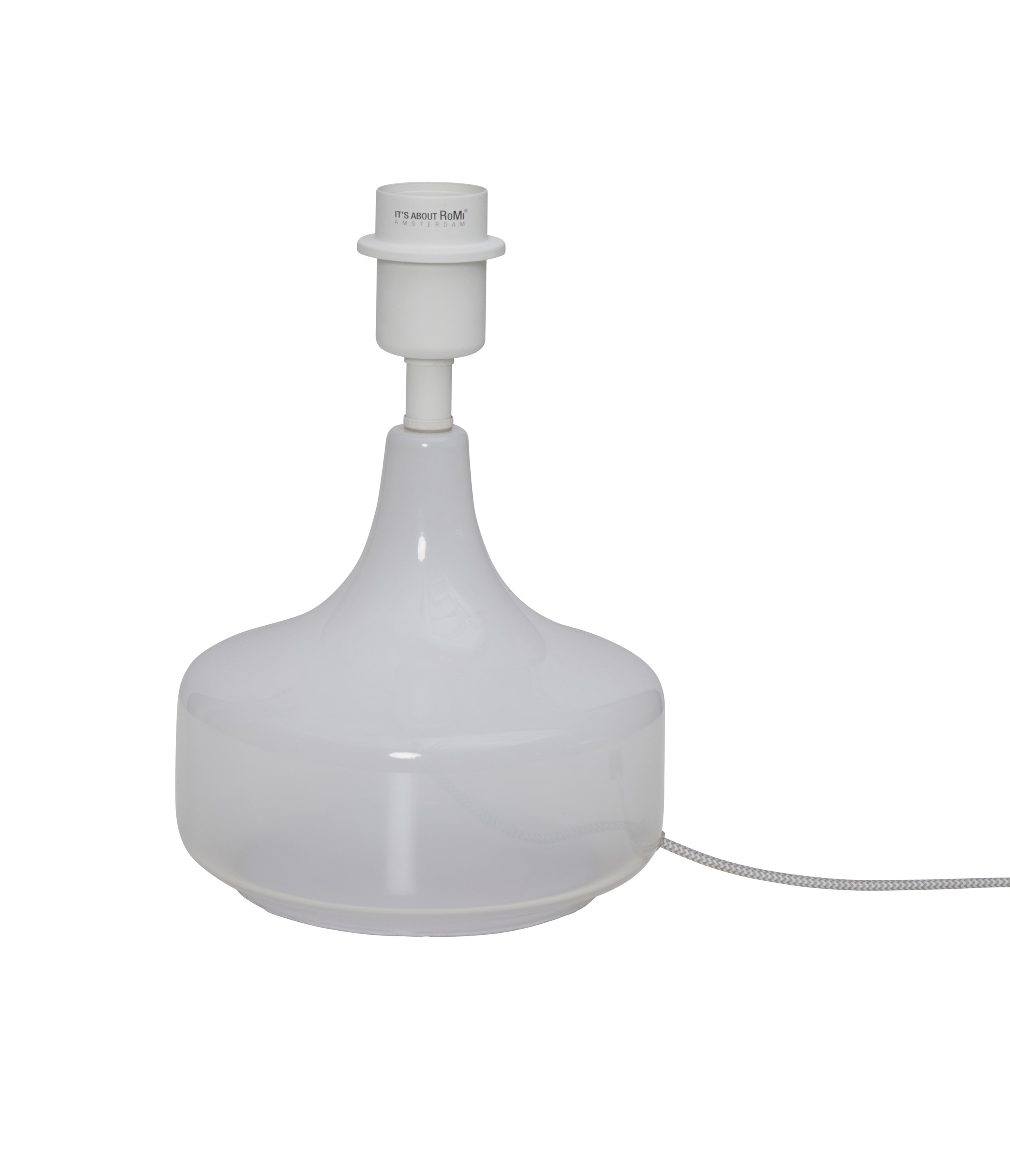 its about RoMi Tafellamp 'Reykjavik' Linnen, 46cm, kleur Zwart