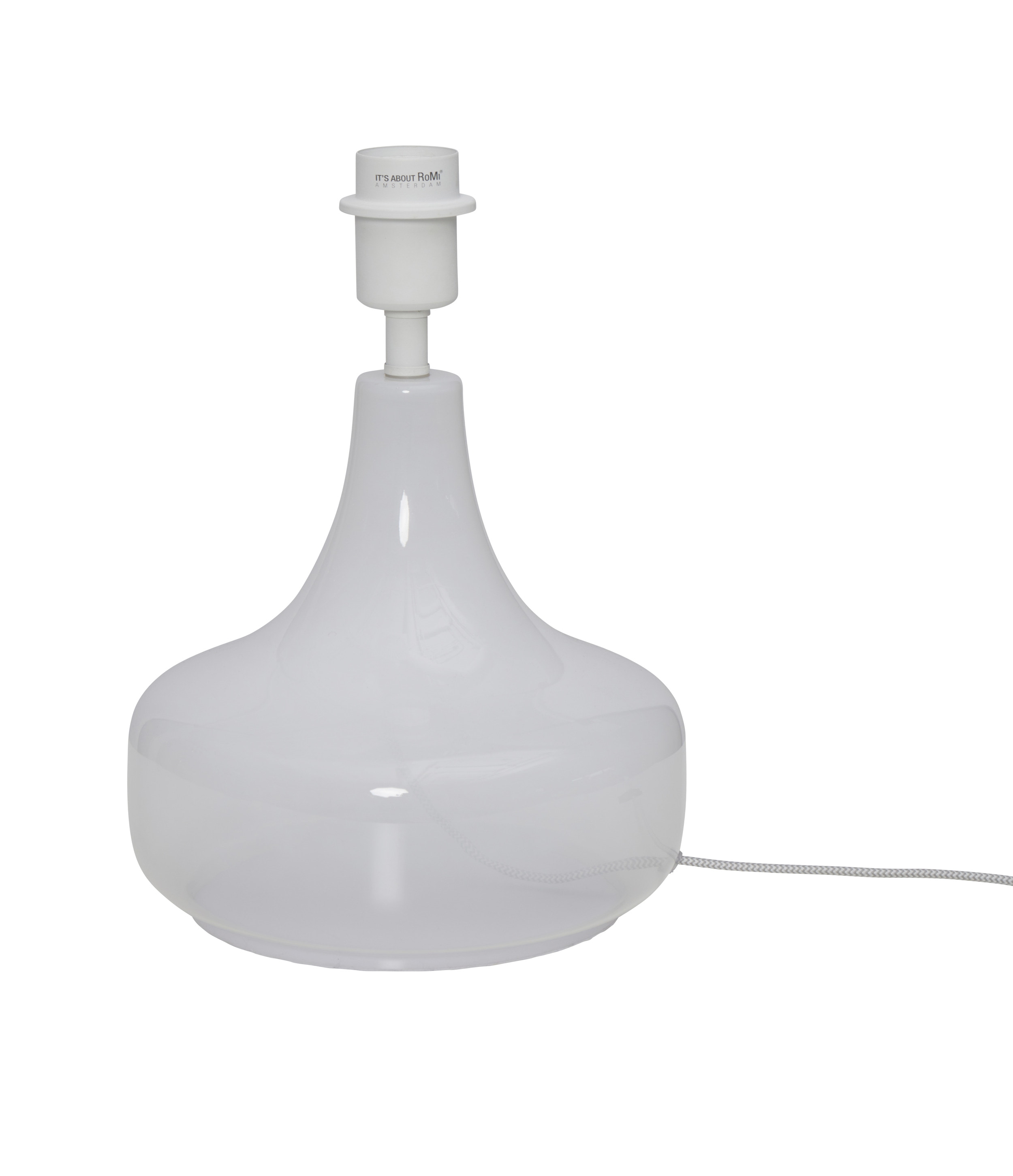 its about RoMi Tafellamp 'Reykjavik' Linnen, 46cm, kleur Beige