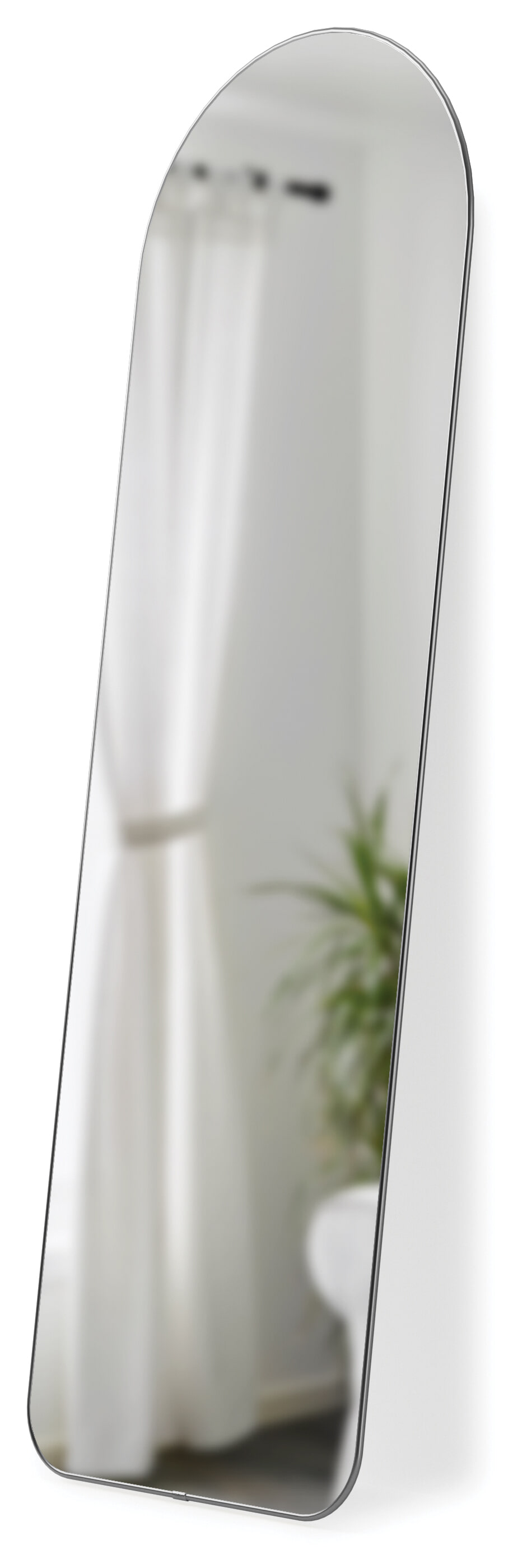 Umbra Spiegel 'Hubba' Arched, 158 x 51cm, kleur Metallic