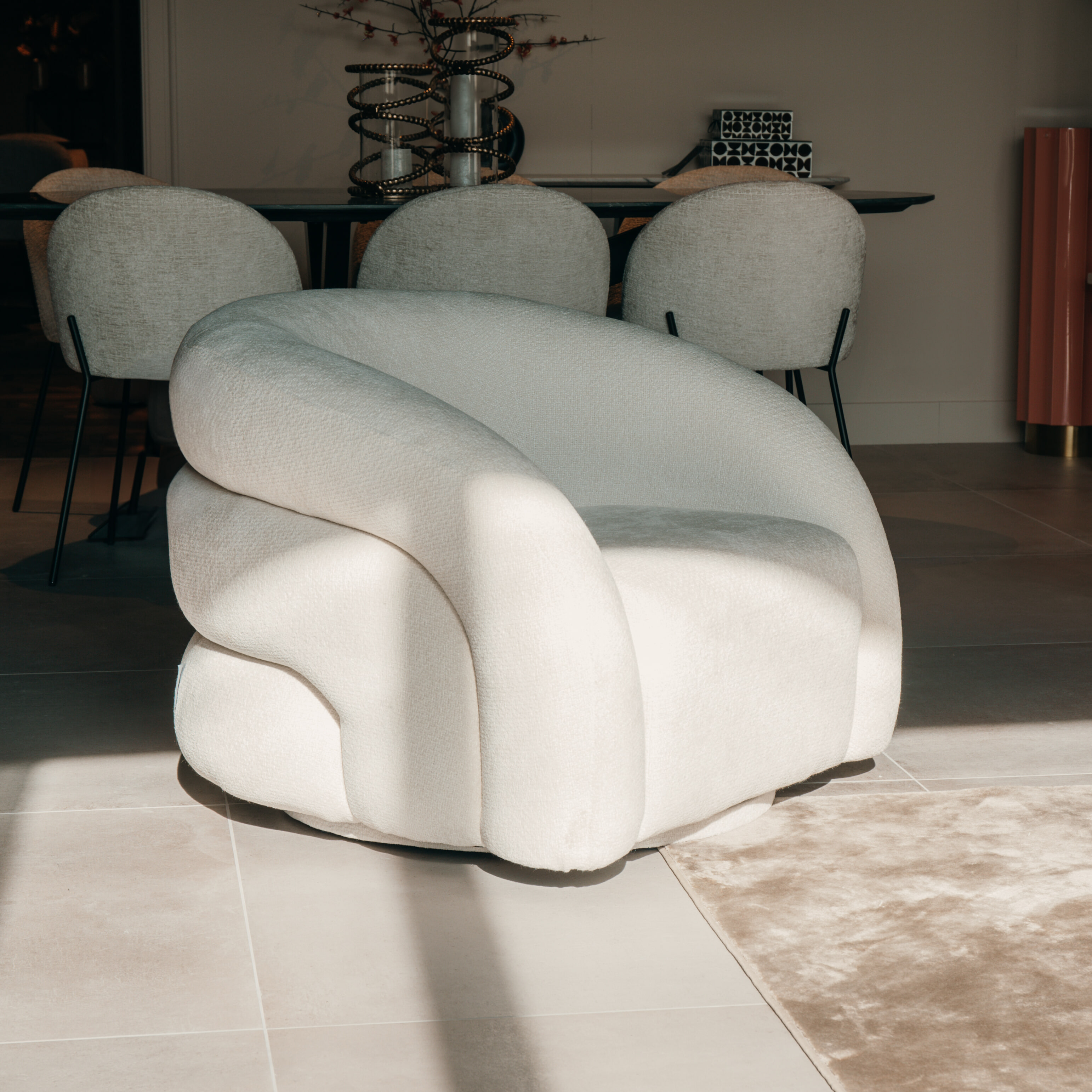 Richmond Draaifauteuil Arcus - Wit