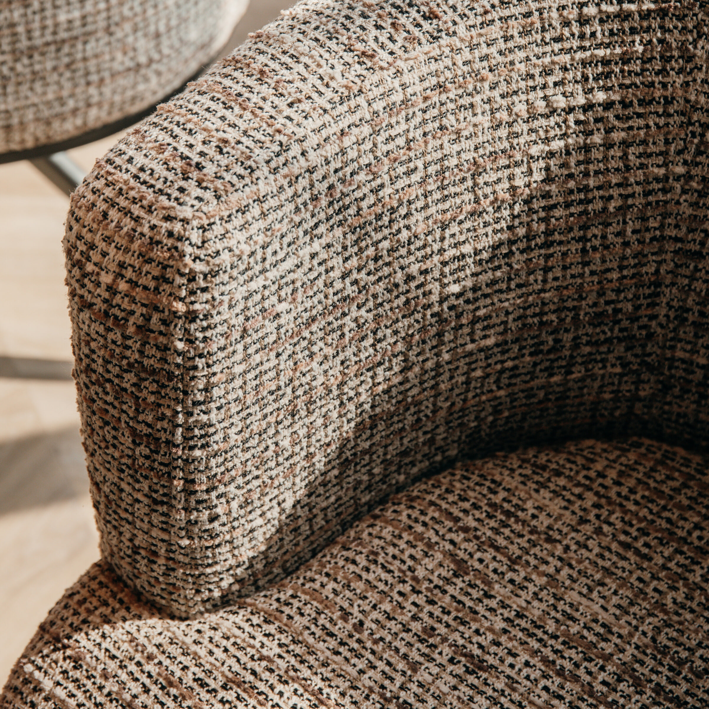 Richmond Draaibare Eetkamerstoel 'Cheyenne' kleur Nature