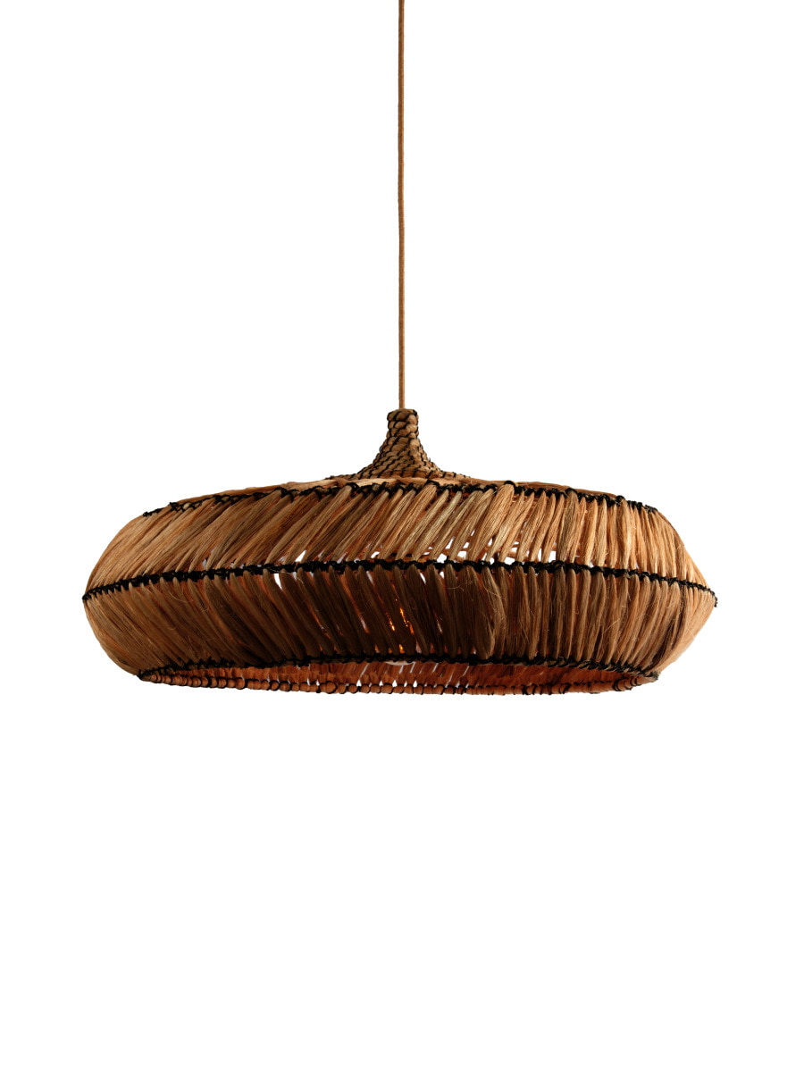 GOOD&MOJO Hanglamp Rinjani Abaca, 70cm - Naturel