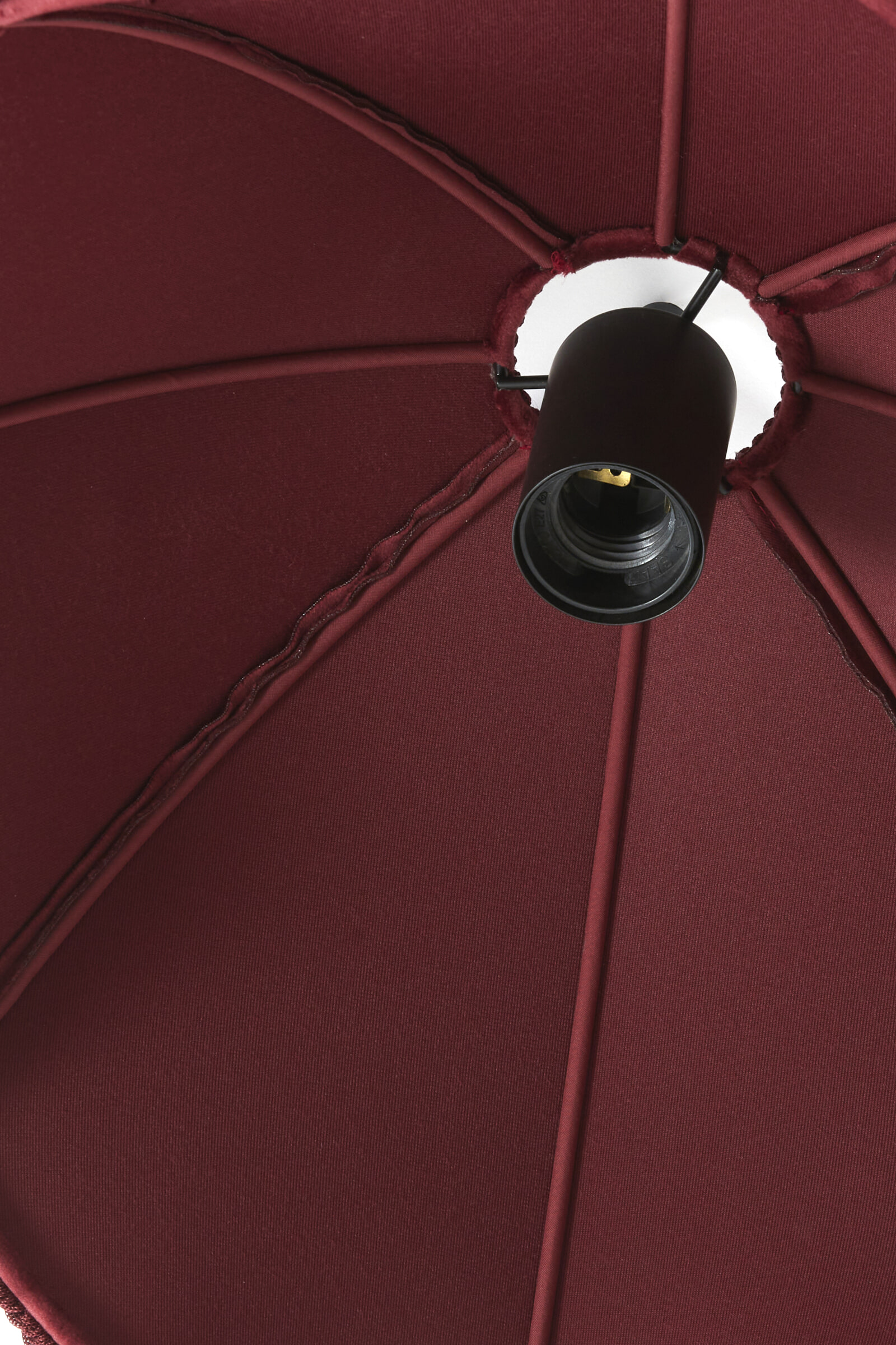 Light & Living Hanglamp 'Malacia' Velvet, 40cm, kleur Bordeaux