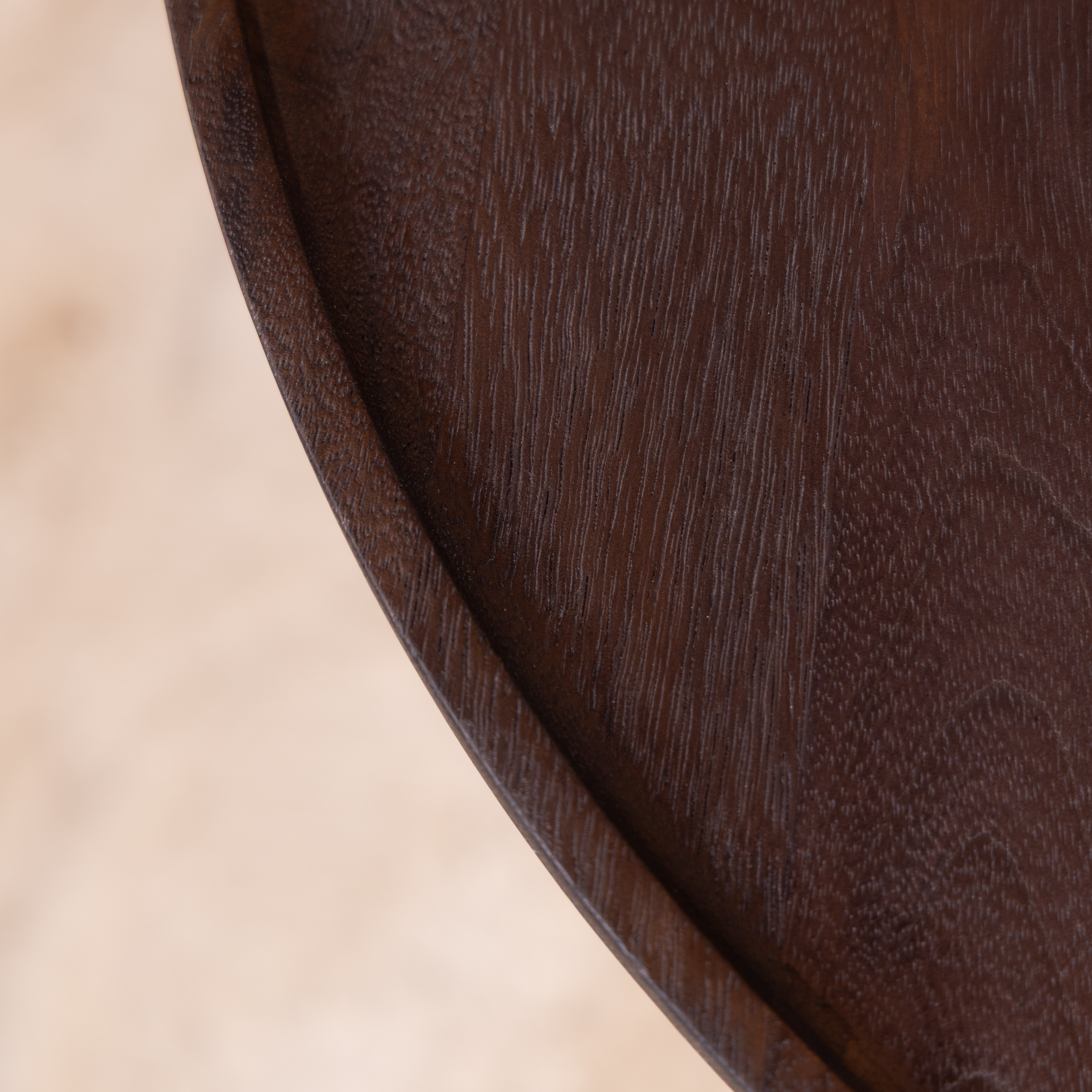 Eleonora Ronde Salontafel 'Ron' Mangohout, kleur Bruin, 66cm