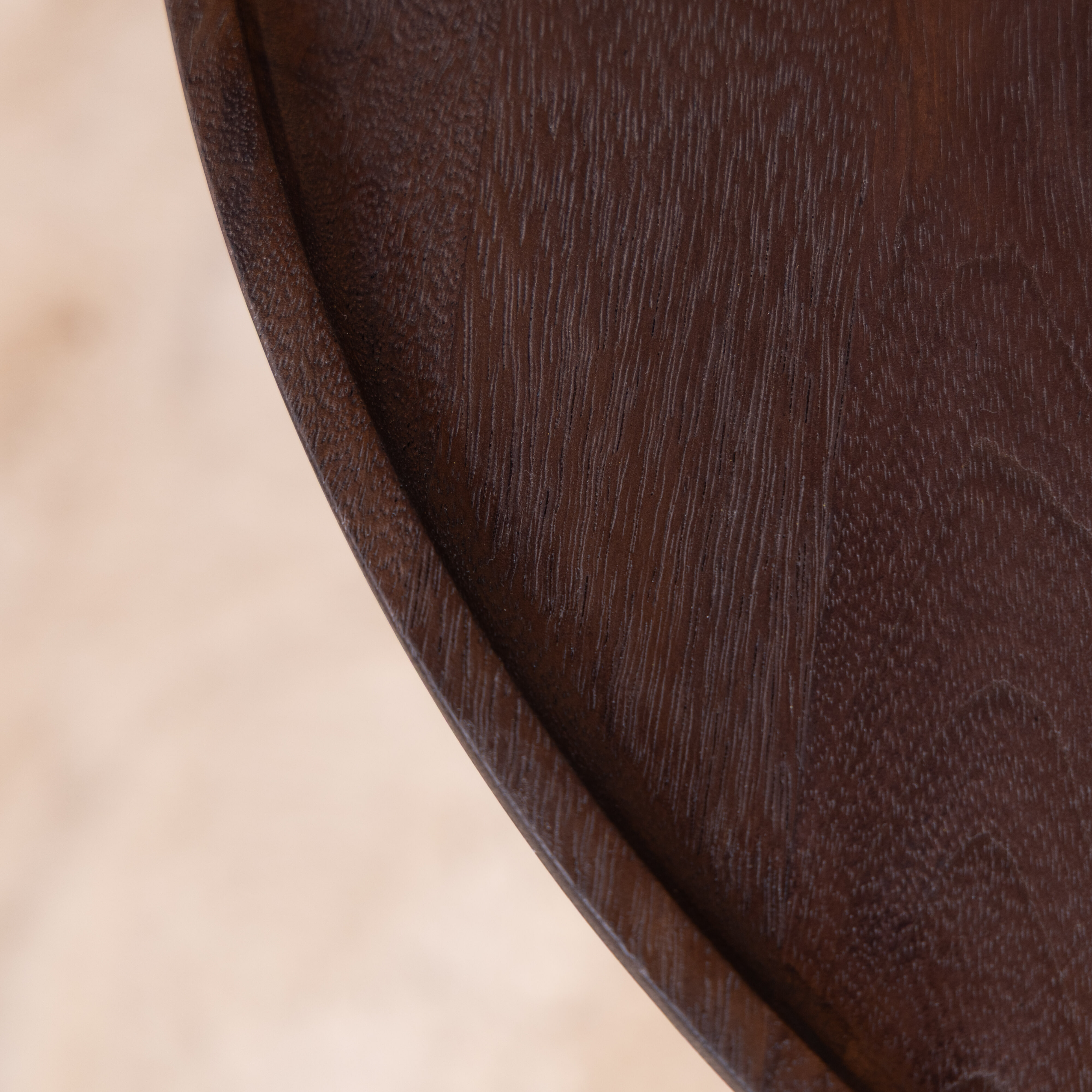 Eleonora Ronde Salontafel 'Ron' Mangohout, kleur Bruin, 80cm