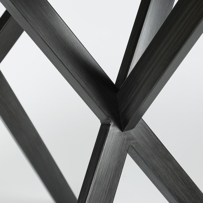 Ronde eettafel 'Nola' 120 cm, 3D-betonlook